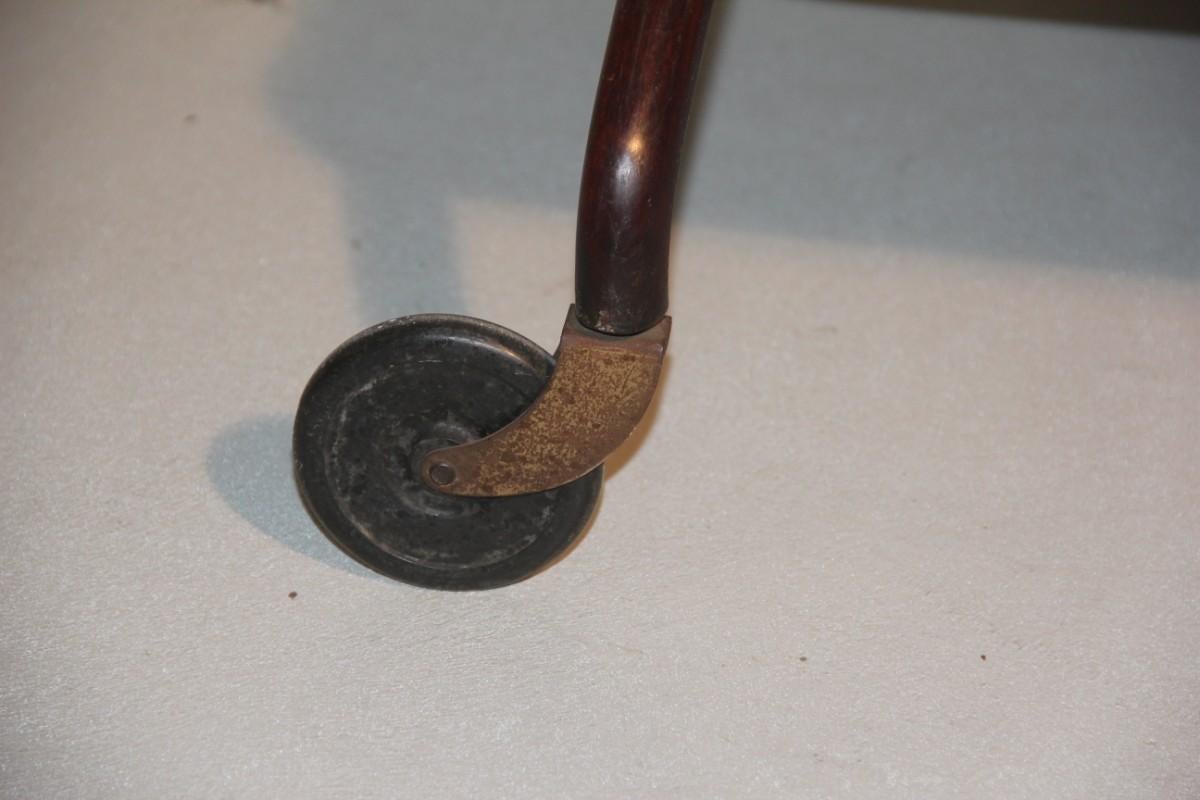 Ico Parisi for De Baggis Bar Trolley Mahogany Mid-Century Modern Italian Design 3