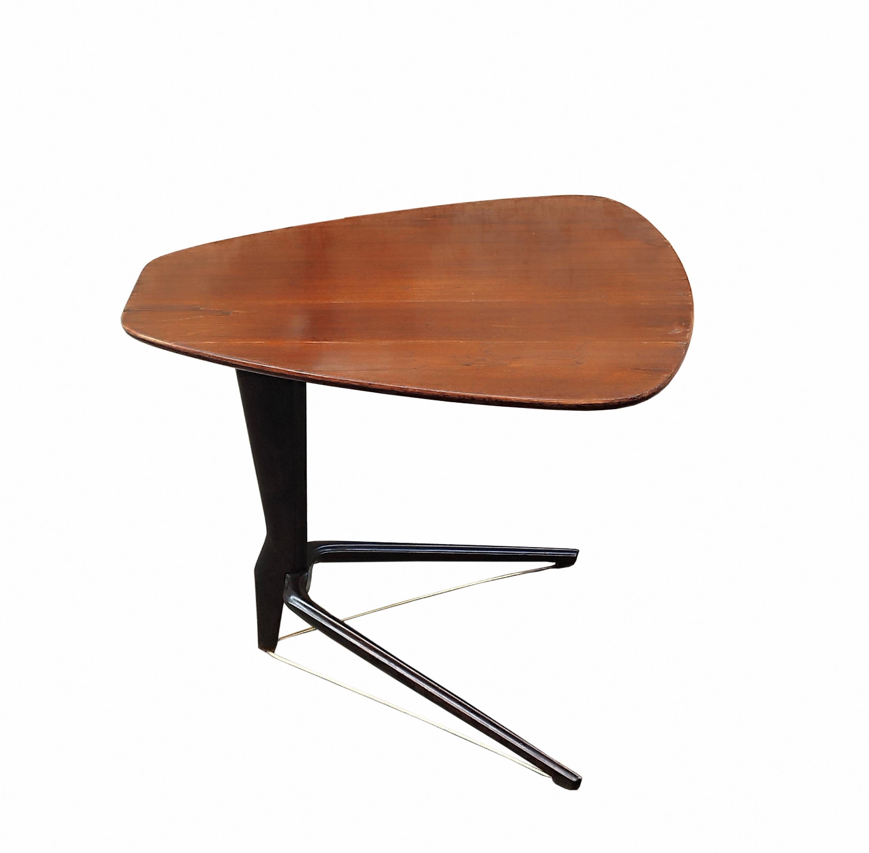 Mid-Century Modern Ico Parisi for De Baggis Side Table, Italy 1960s