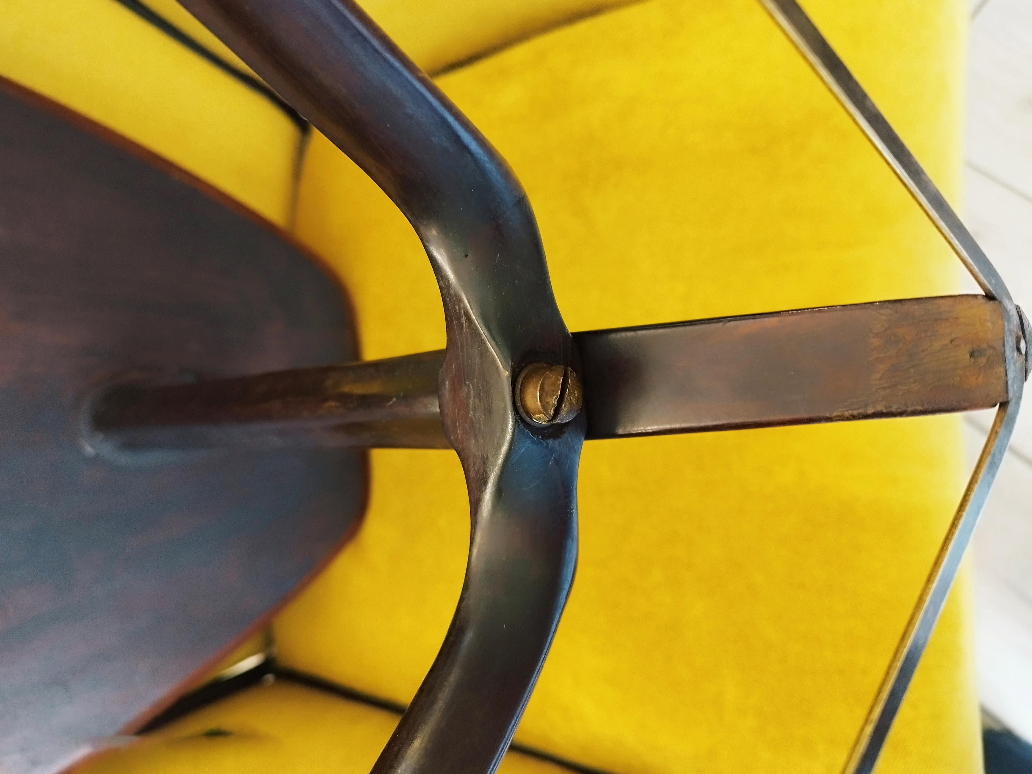 Wood Ico Parisi for De Baggis Side Table, Italy 1960s