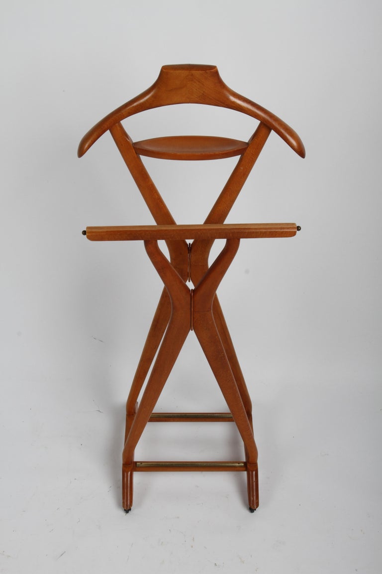 Mid-20th Century Ico Parisi for Fratelli Reguitti Mid-Century Italian Sculptural X Form Valet For Sale