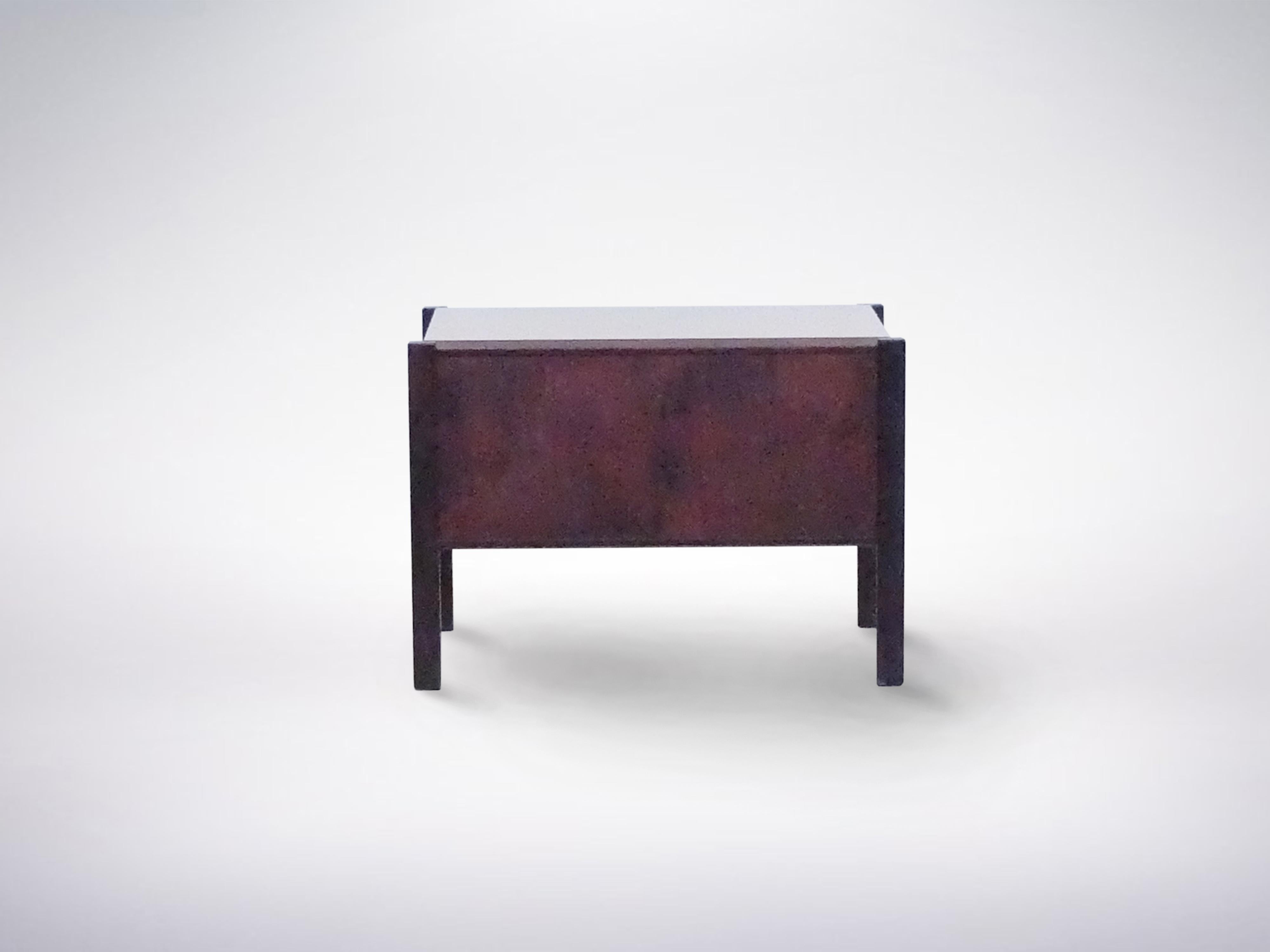 Ico Parisi for MIM, Italian Mid-Century Set of Walnut Bed-Side Tables, 1950 In Good Condition In Milan, IT