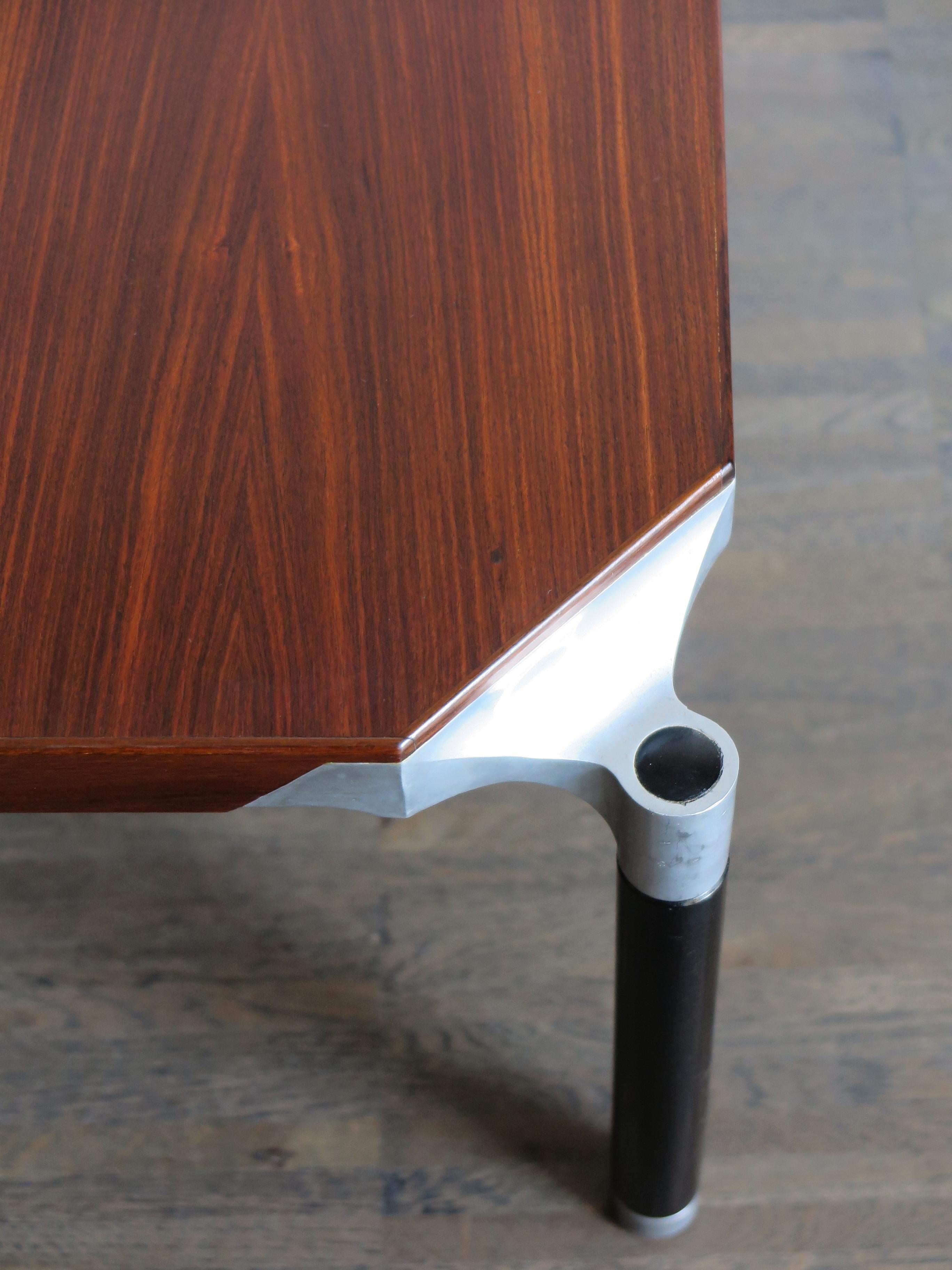 Ico Parisi for Mim Italian Mid-Century Modern Design Wood Sofa Tables, 1960s 8