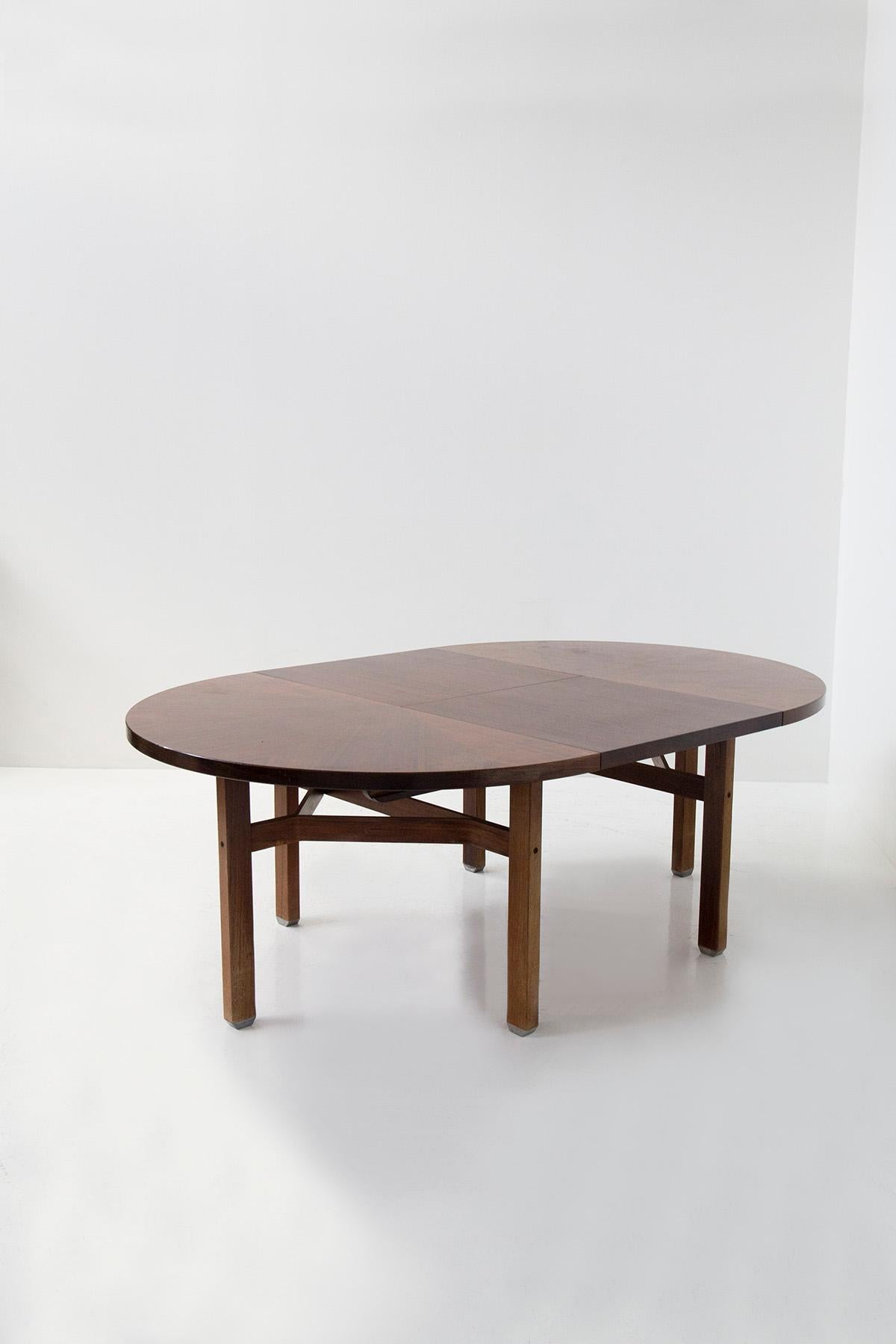Ico Parisi for MIM Olbia Round Dining Table, Published In Good Condition For Sale In Milano, IT