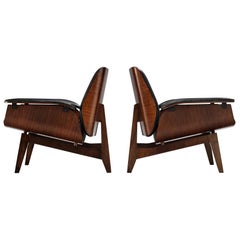 Ico Parisi for Mim Pair of Lounge Chairs