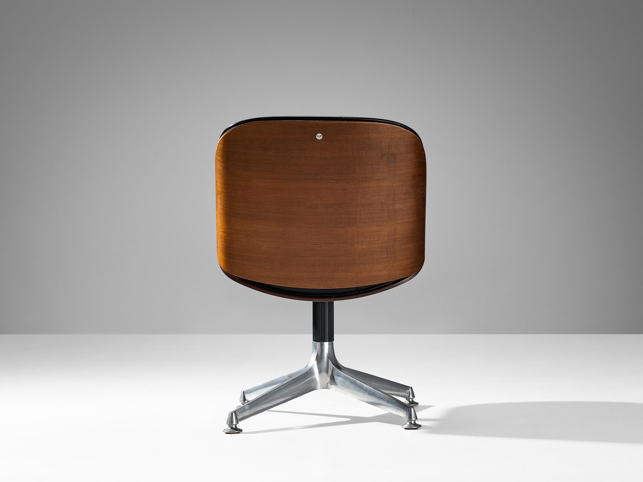 Mid-20th Century Ico Parisi for Mim Roma Desk Chair in Teak 
