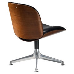 Ico Parisi for Mim Roma Desk Chair in Teak 