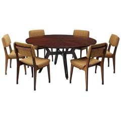 Ico Parisi for MIM Roma Dining Table and MIM Roma Dining Chairs