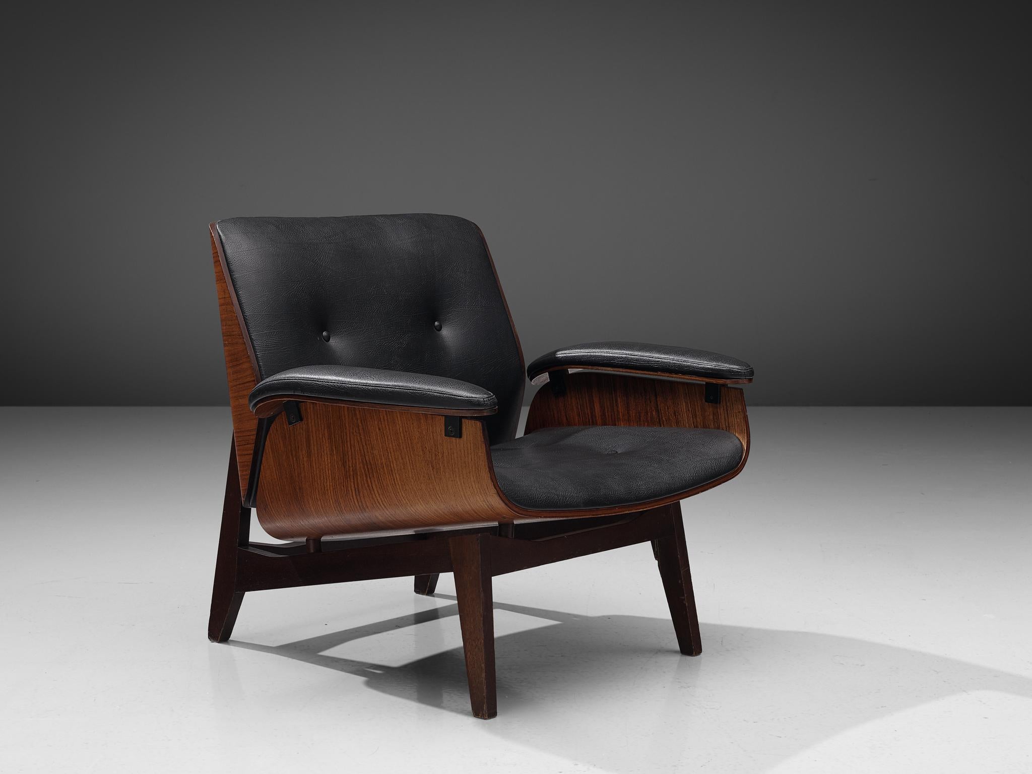 Mid-20th Century Ico Parisi for MIM Roma Lounge Chair