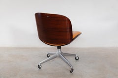 Ico Parisi for Mim Roma Swivel Desk Chair Model 'Terni' Italy