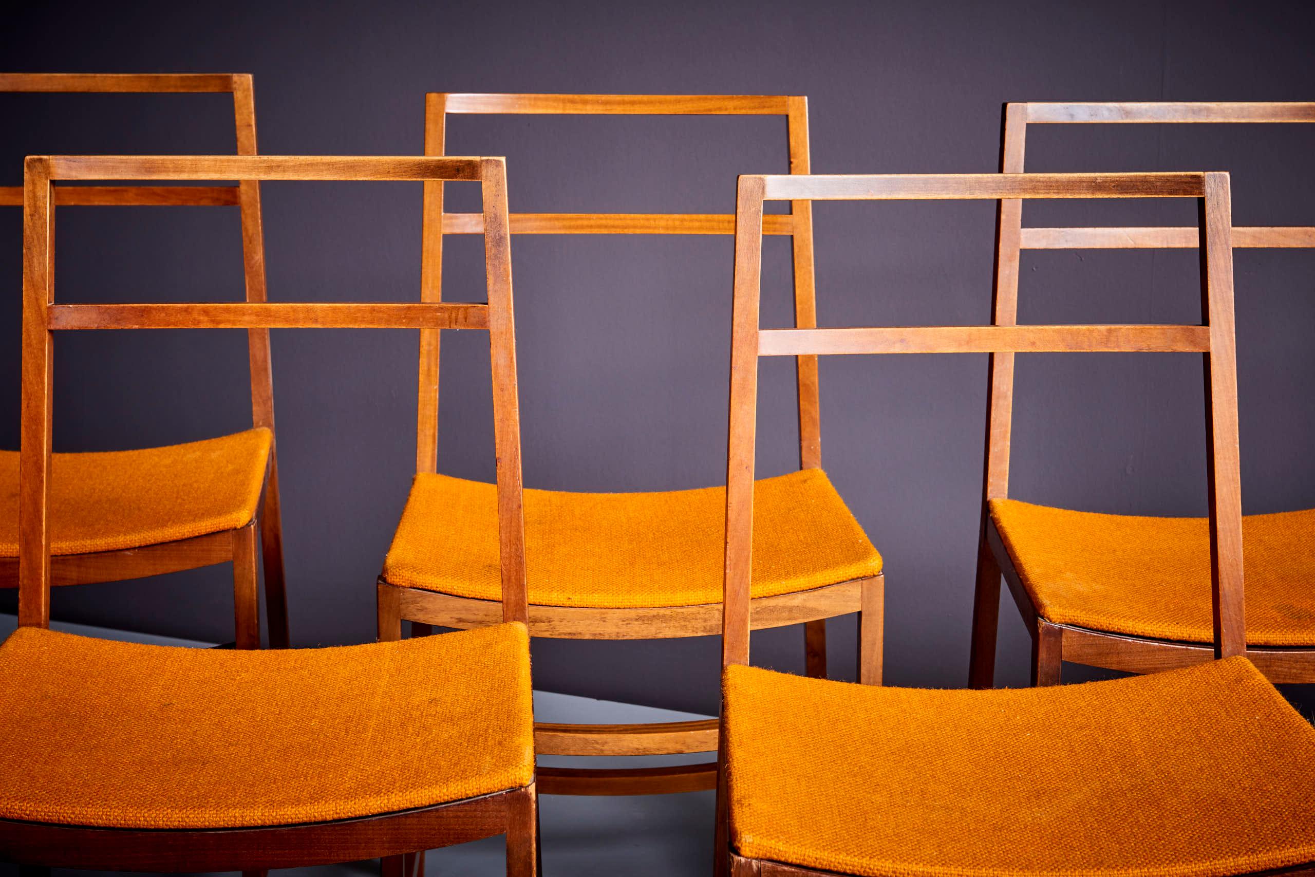 Ico Parisi for MIM Set of 8 Dining Chairs, Italy - 1950s  5