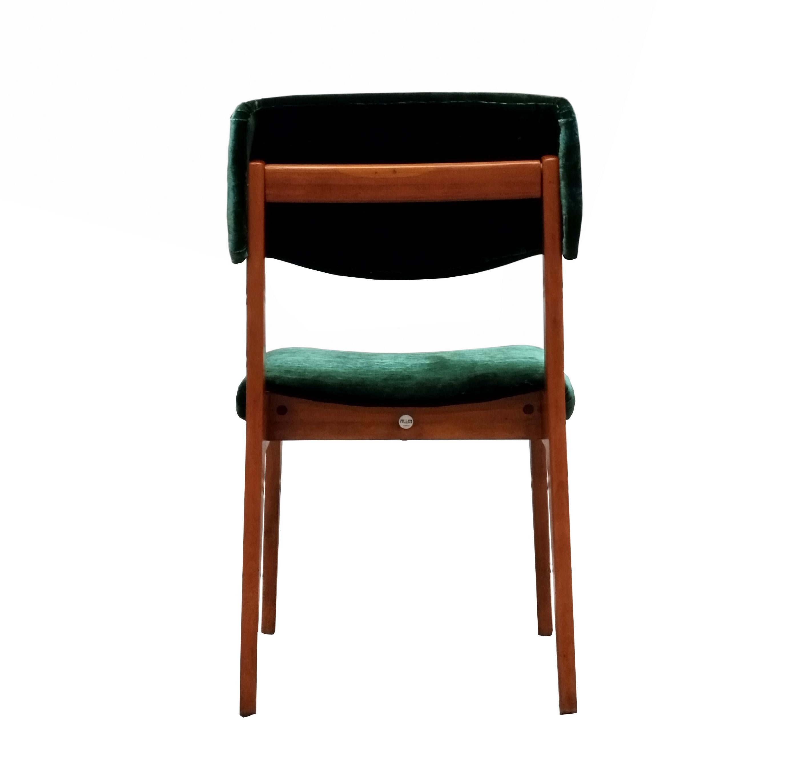 Mid-Century Modern Ico Parisi for MIM Wooden Dining Chair Italy 1950s For Sale