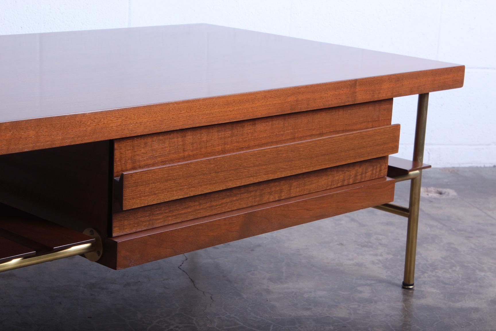 Walnut Ico Parisi for Singer & Sons Coffee Table