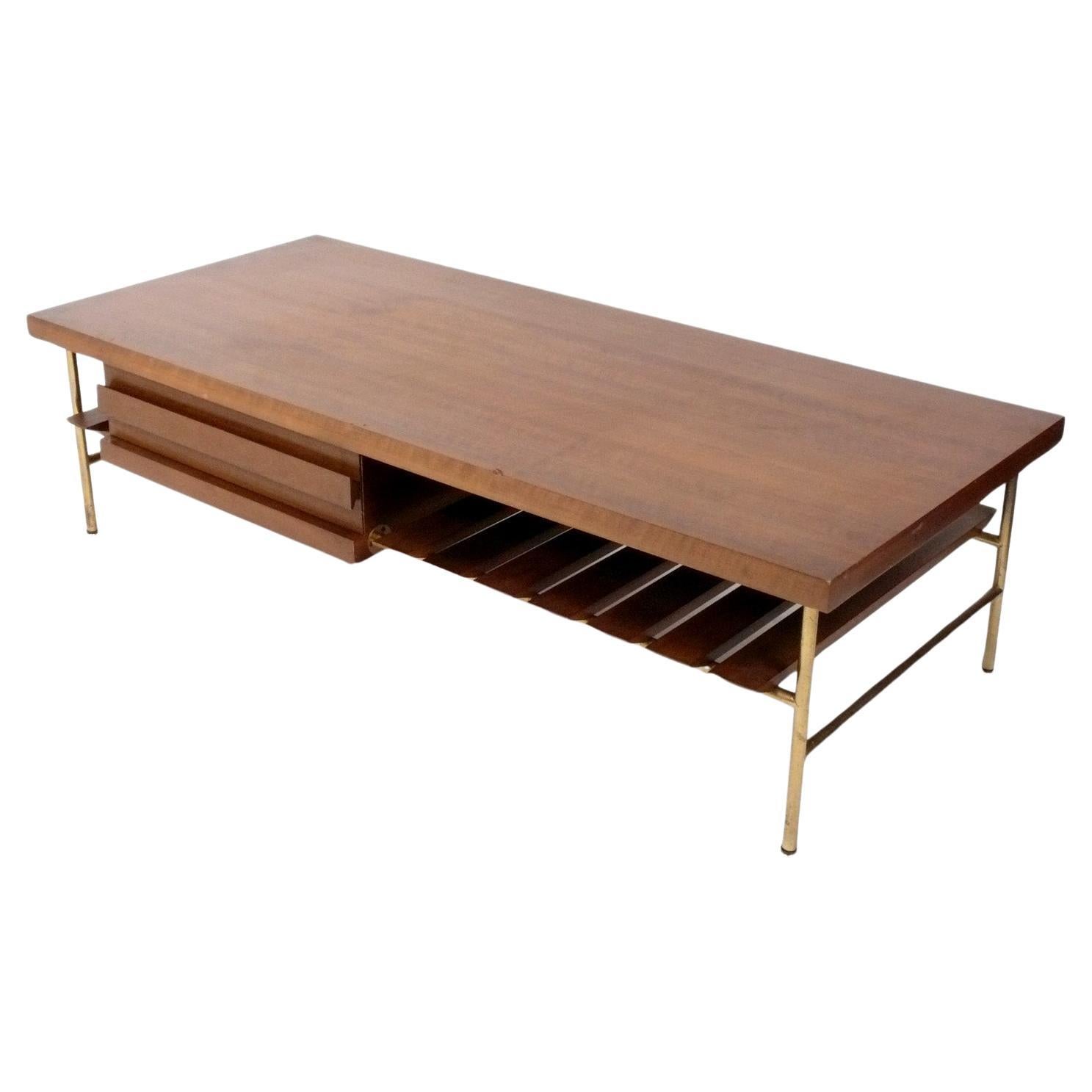 Ico Parisi for Singer 
Sons Coffee Table Italian Mid Century Modern 61x27x16