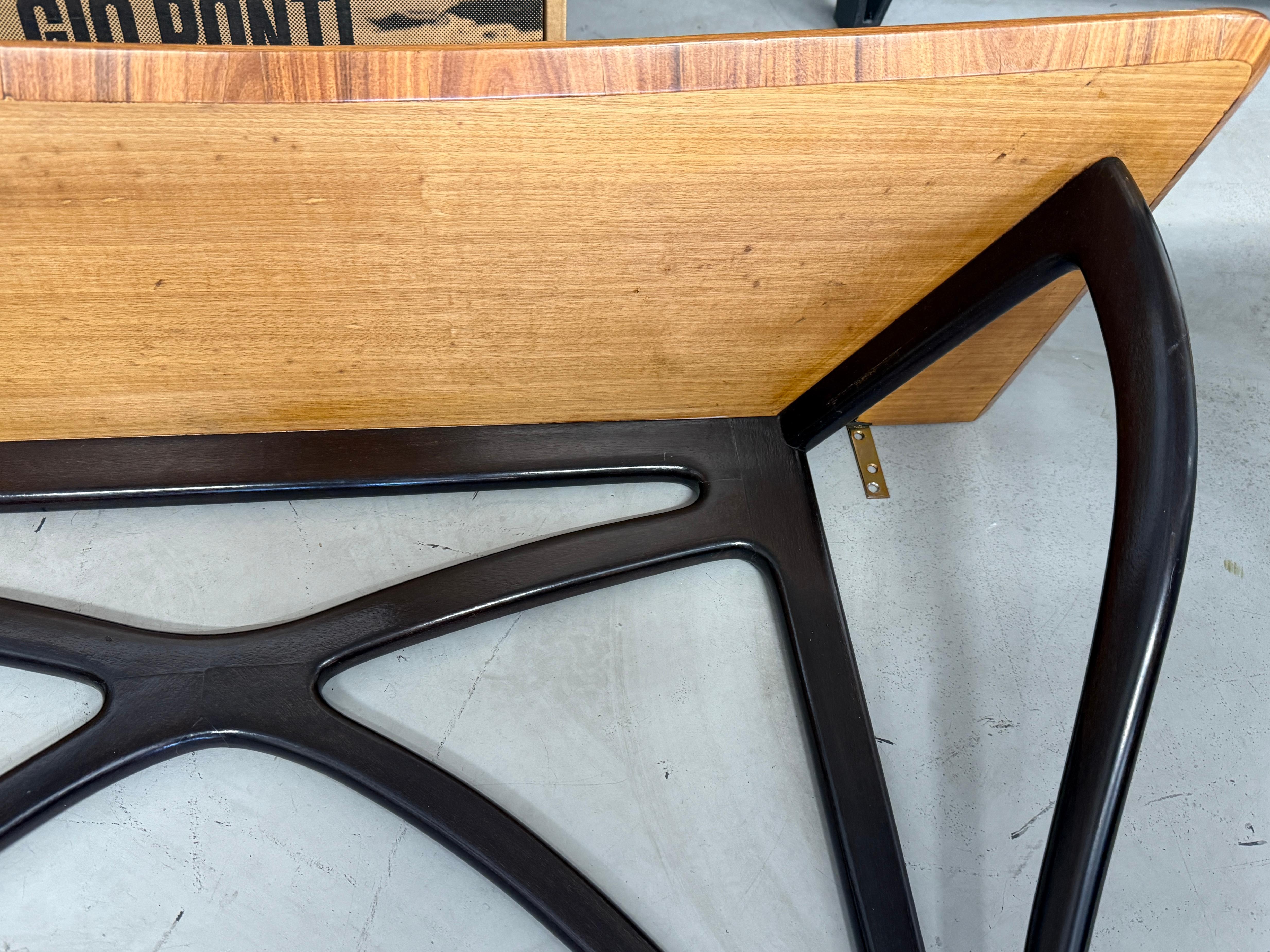 Ico Parisi pour Spactaco Brugnoli, Console murale italienne, vers 1950 en vente 5