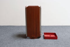 Ico Parisi for Stildomus "Temide" Palisander Umbrella Stand with Drip Pan