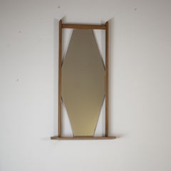 Ico Parisi hexagonal mirror 1960s.
