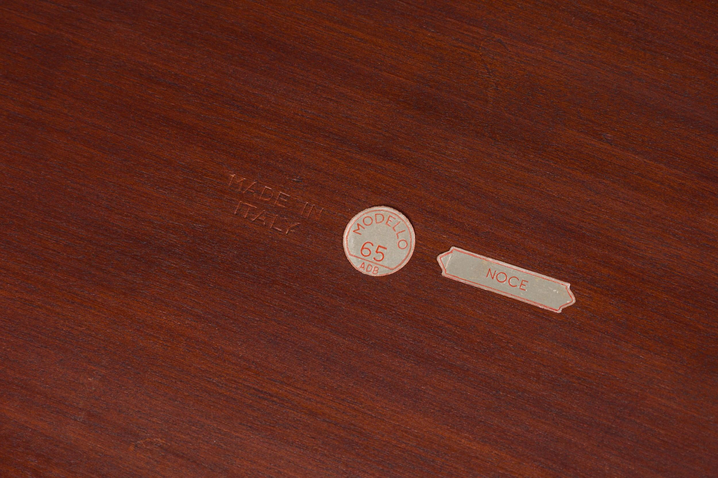 Ico Parisi Italian Mid-Century Rolling Bar Cart à 3 niveaux en vente 2