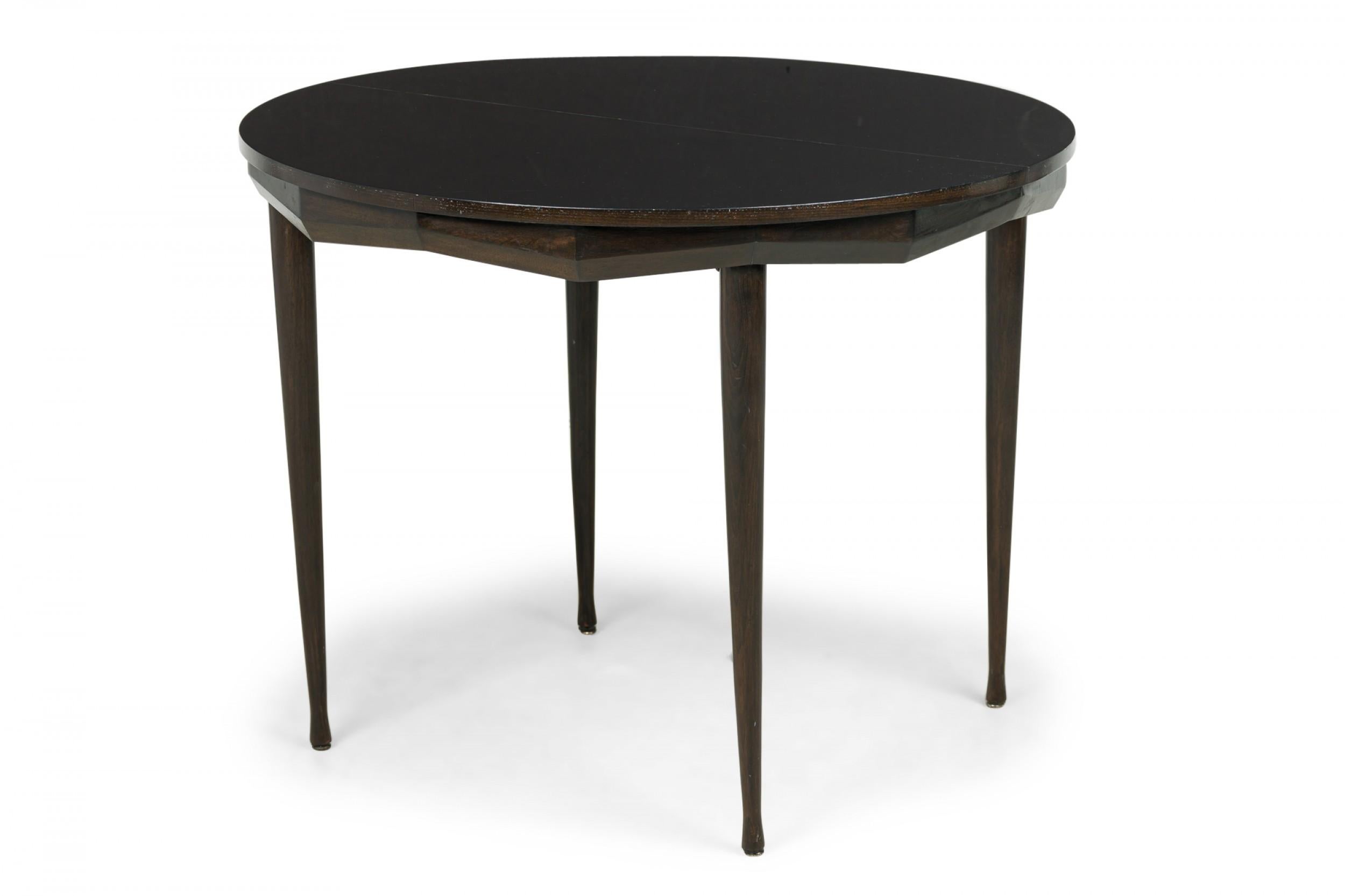 Mid-Century Modern Ico Parisi Italian Mid-Century Circular Faceted Apron Dining / Center Table For Sale