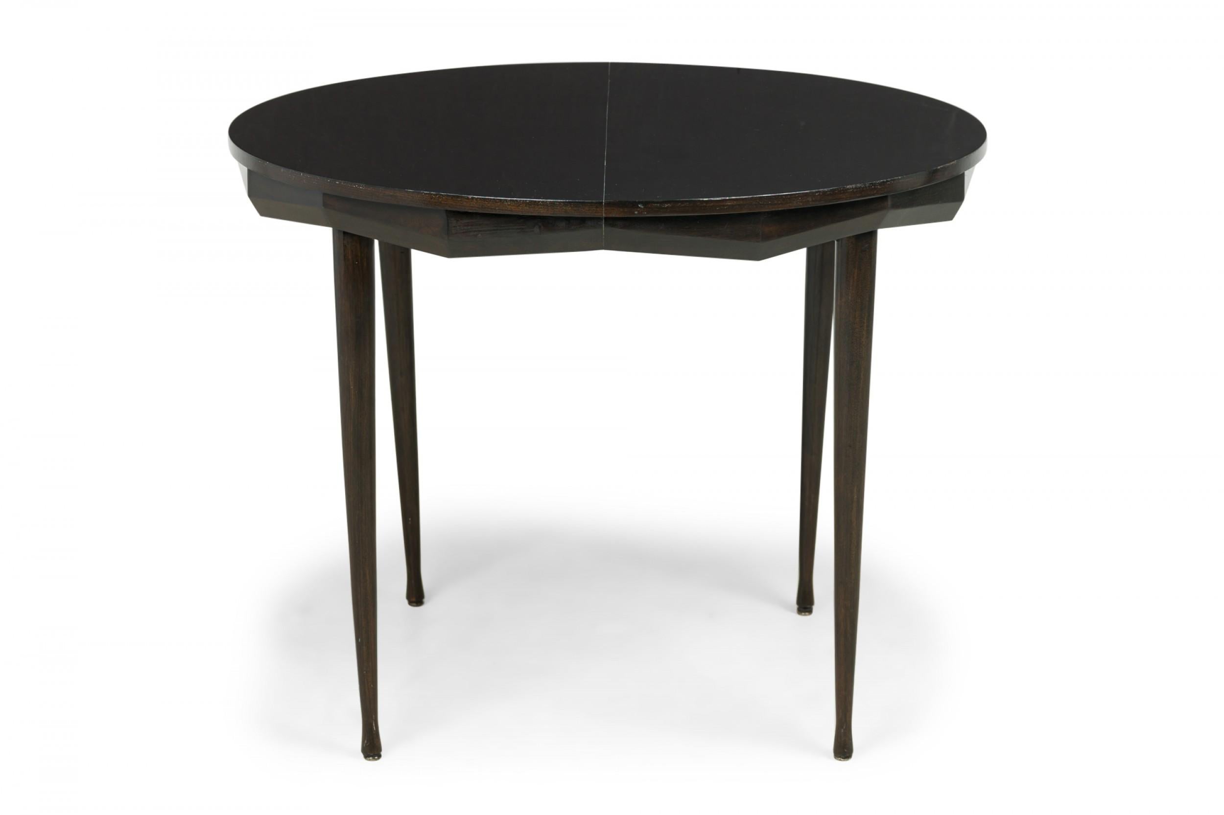 Ico Parisi Italian Mid-Century Circular Faceted Apron Dining / Center Table For Sale 2