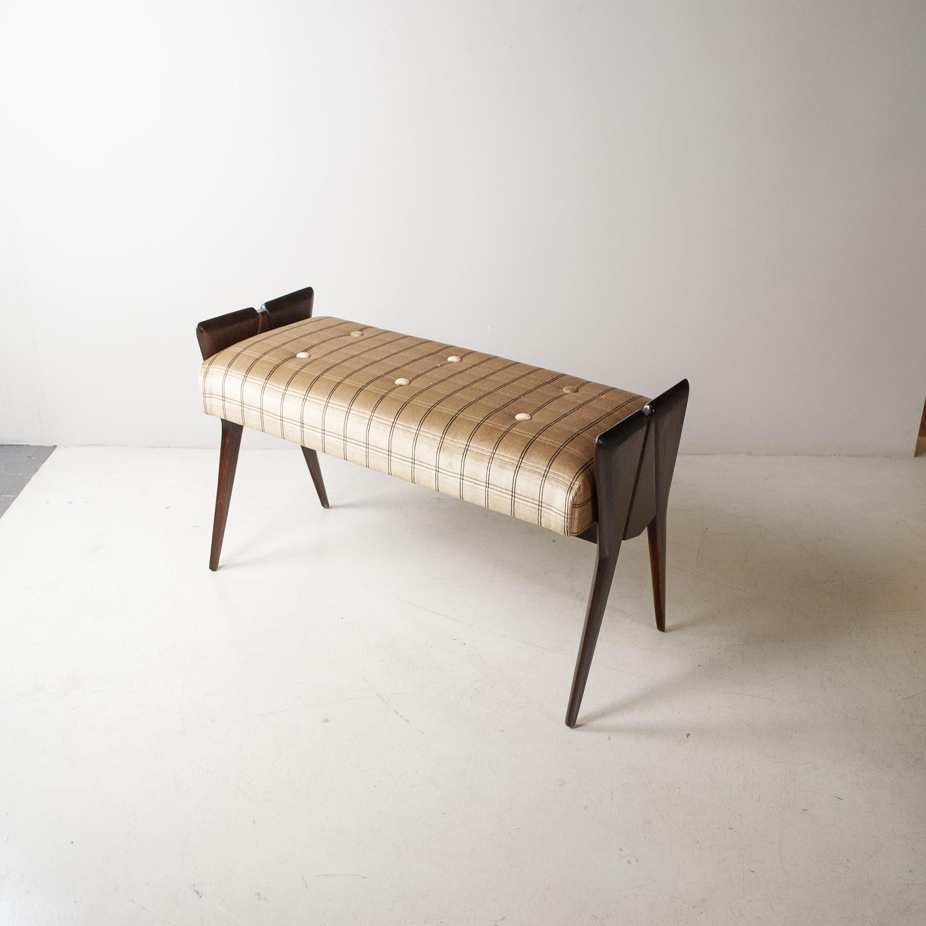 Mid-Century Modern Ico Parisi Italian Midcentury Bench from the Fifties For Sale