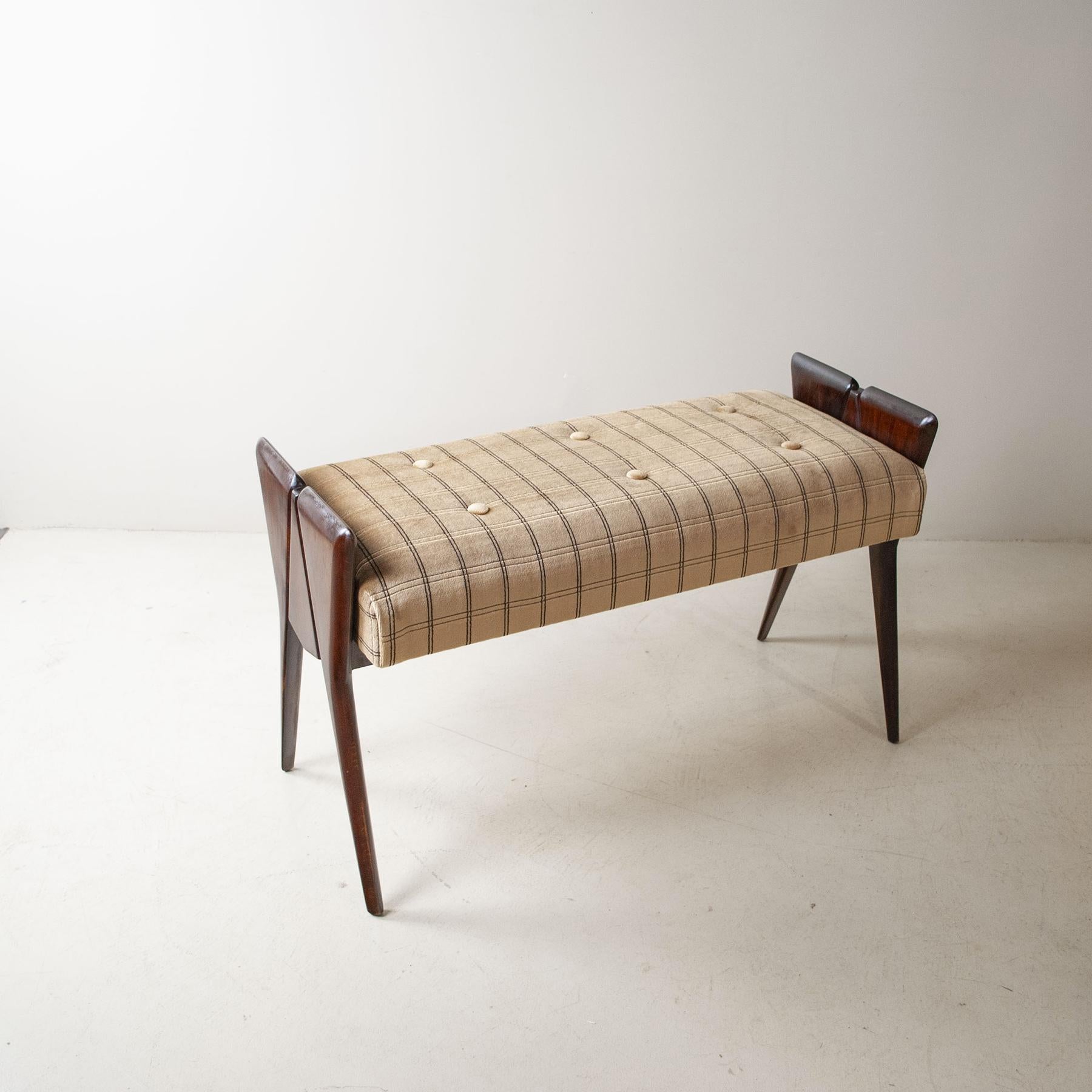 Ico Parisi Italian Midcentury Bench from the Fifties For Sale 2