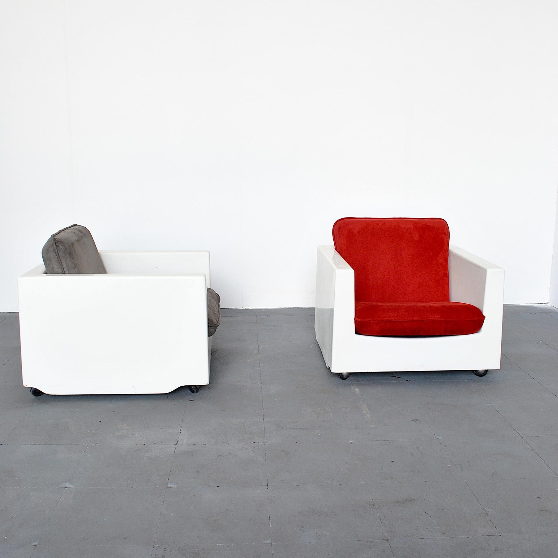 Ico Parisi Italian Midcentury Armchairs for Mim In Good Condition For Sale In bari, IT