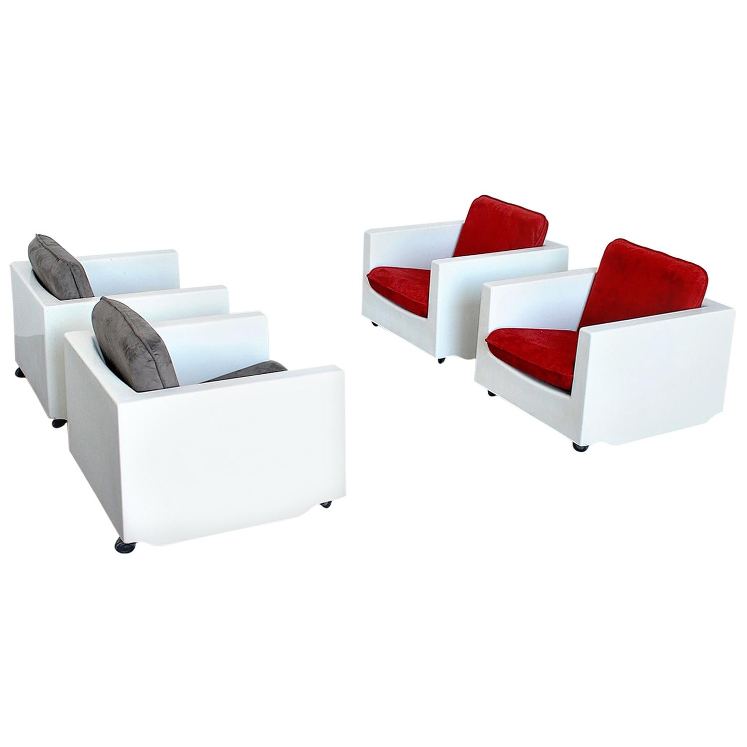 Ico Parisi Italian Midcentury Armchairs for Mim For Sale