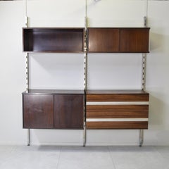 Ico Parisi wall mounted bookcase for Mim roma 1960s