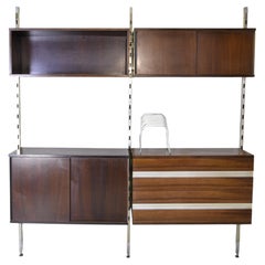 Ico Parisi wall mounted bookcase for Mim roma 1960s