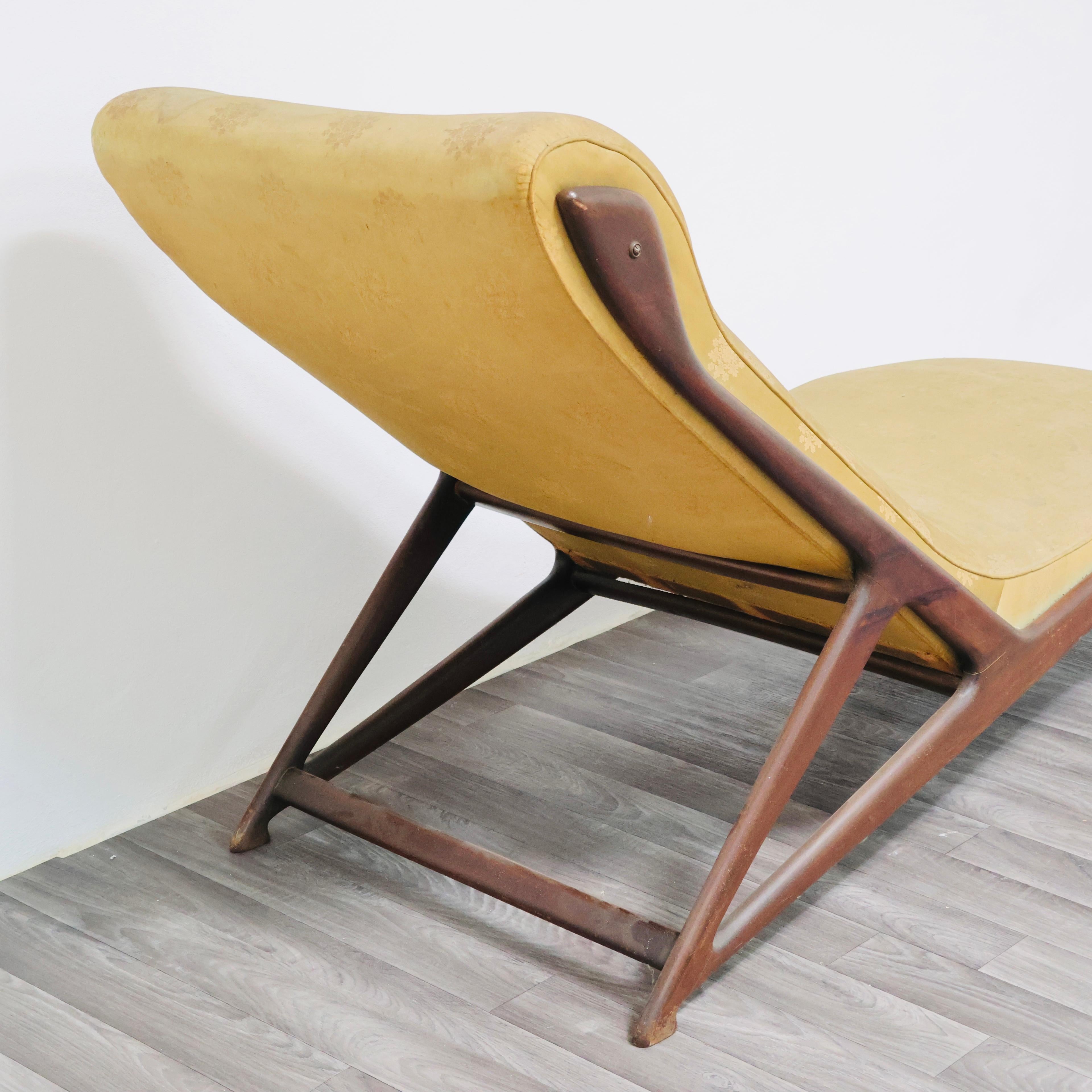 Chaise longue Ico Parisi Ariberto Colombo Cantù 1950s en vente 4