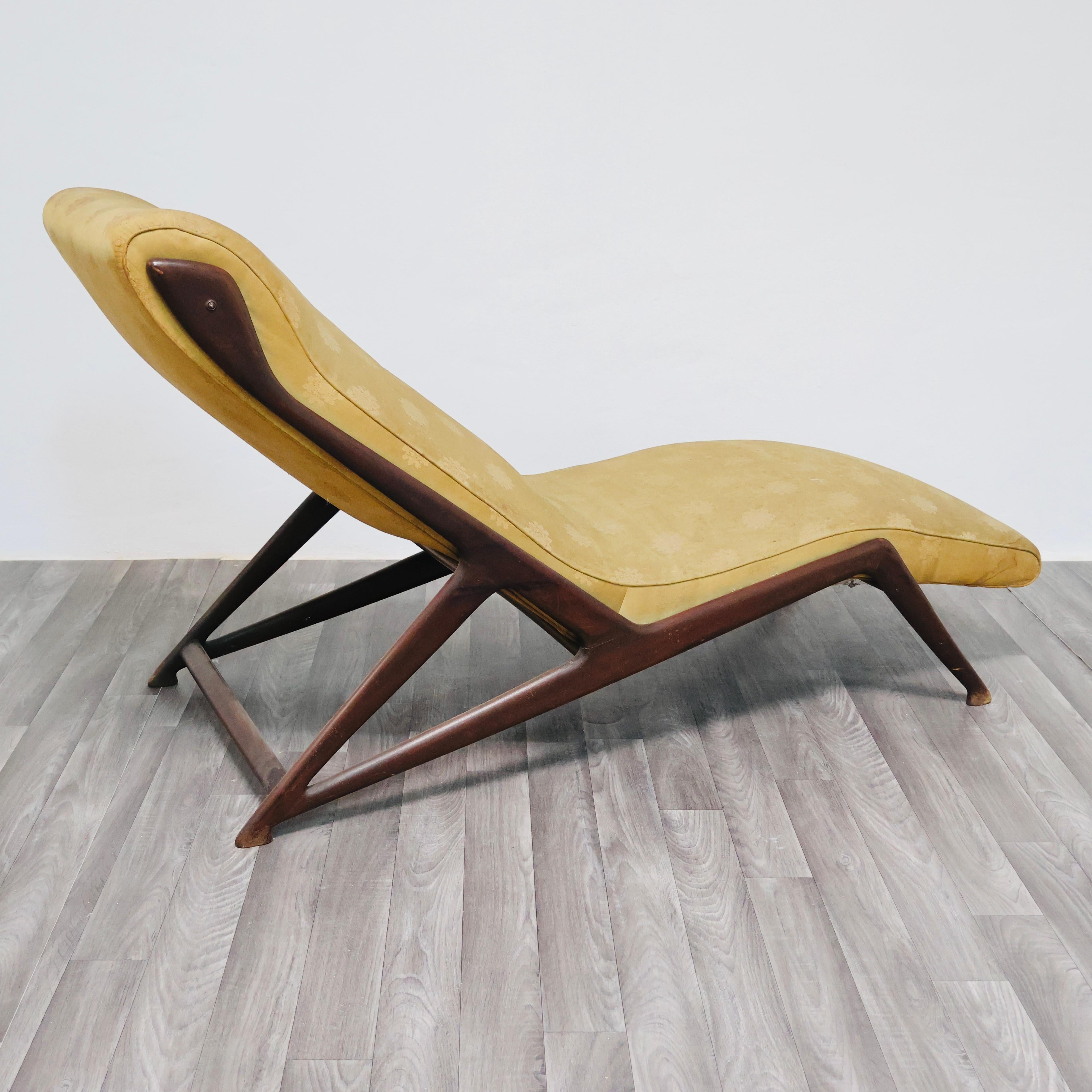 Chaise longue Ico Parisi Ariberto Colombo Cantù 1950s en vente 5