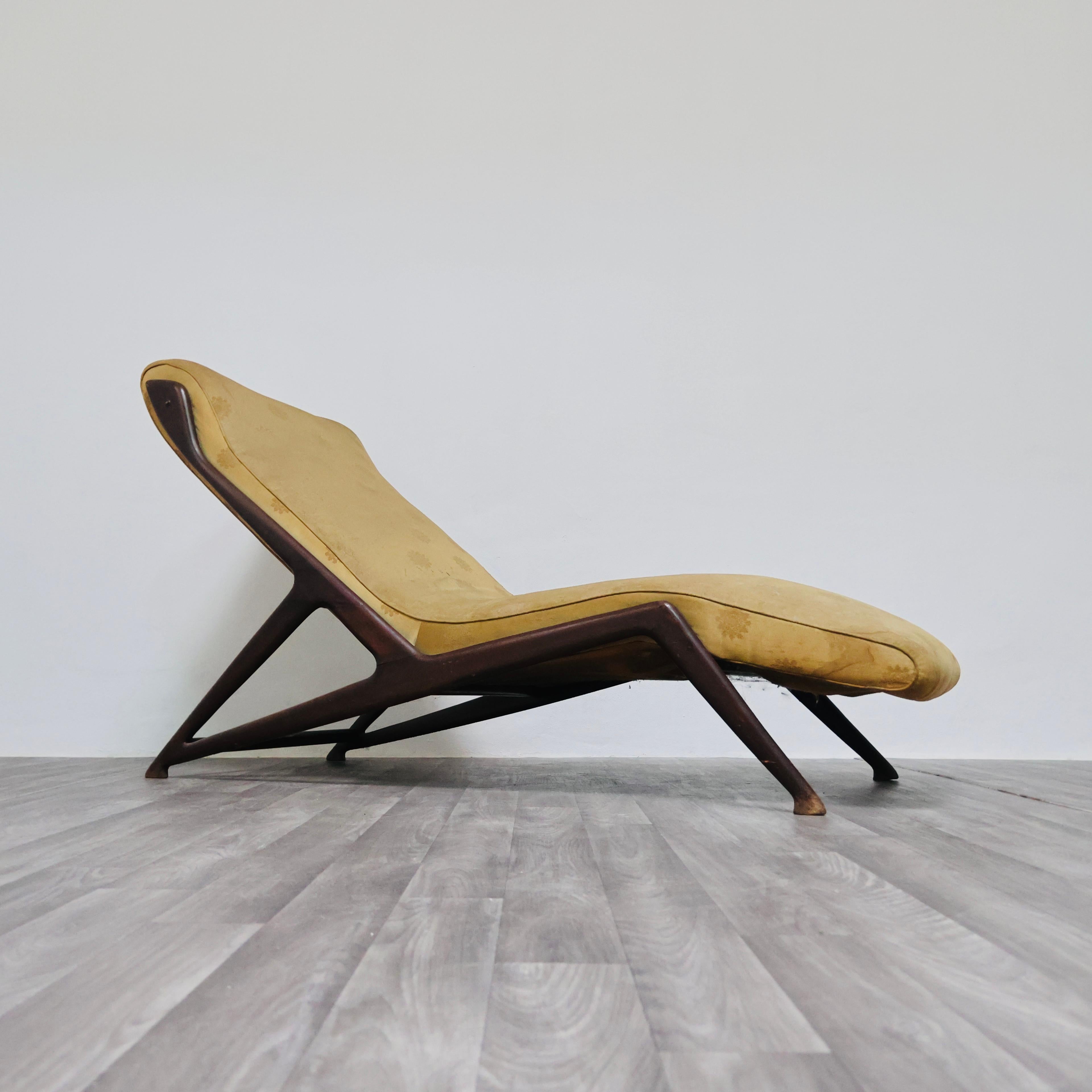 Chaise longue Ico Parisi Ariberto Colombo Cantù 1950s Bon état - En vente à Taranto, IT