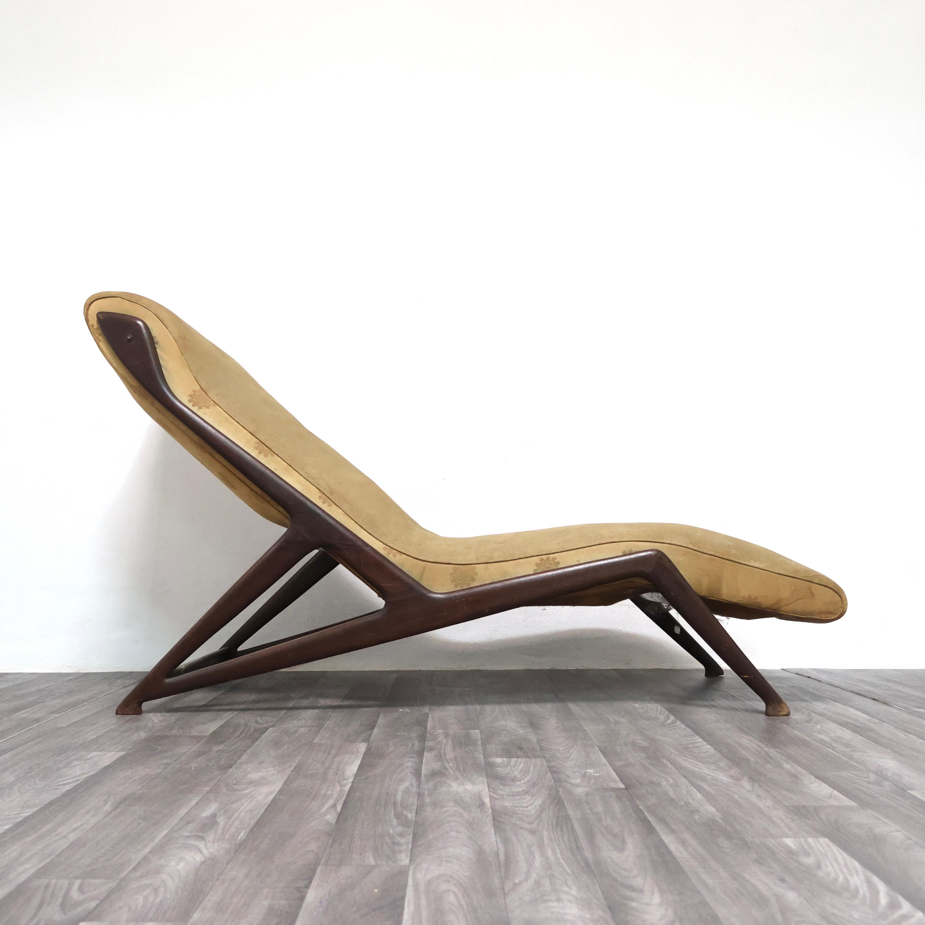 Tissu Chaise longue Ico Parisi Ariberto Colombo Cantù 1950s en vente