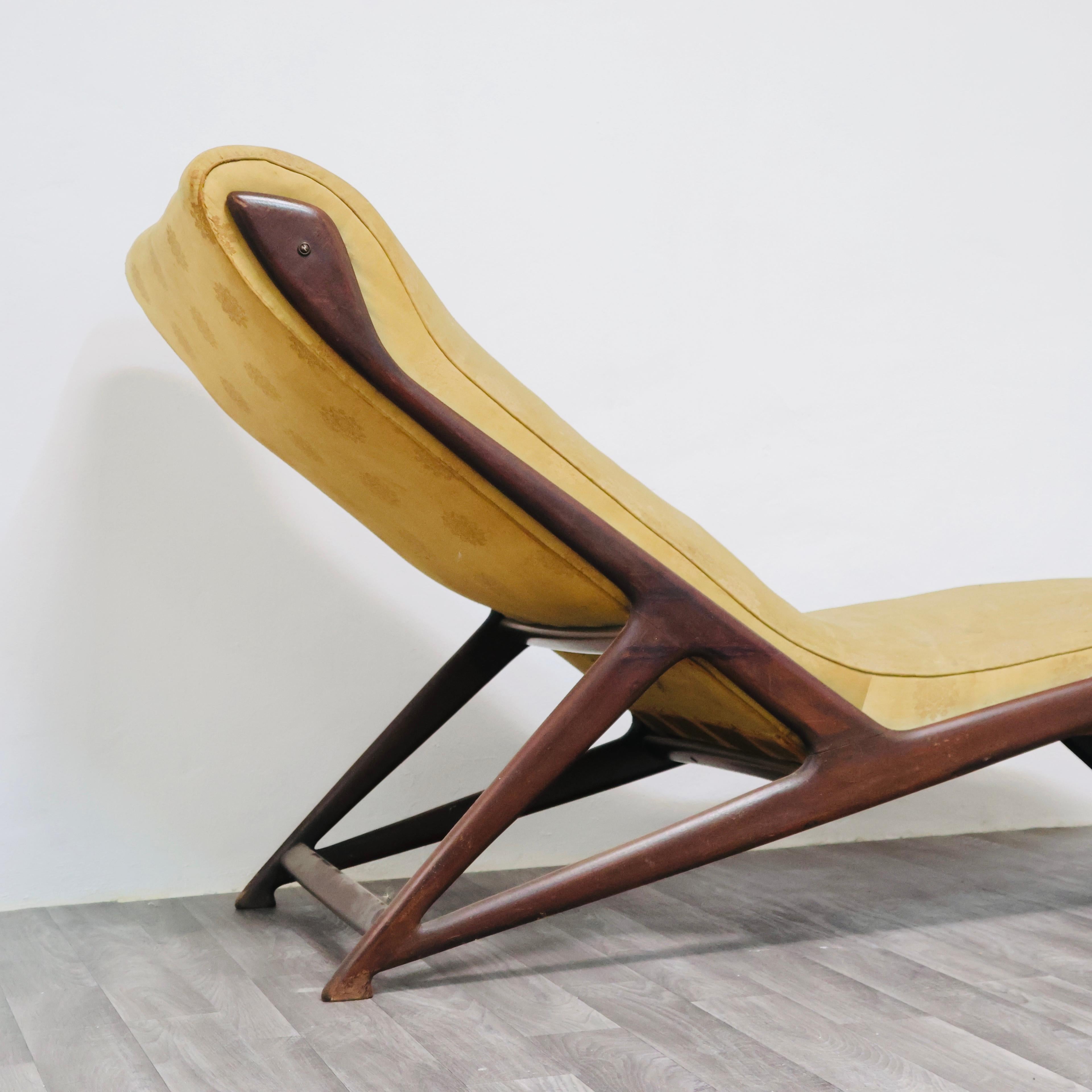 Chaise longue Ico Parisi Ariberto Colombo Cantù 1950s en vente 2