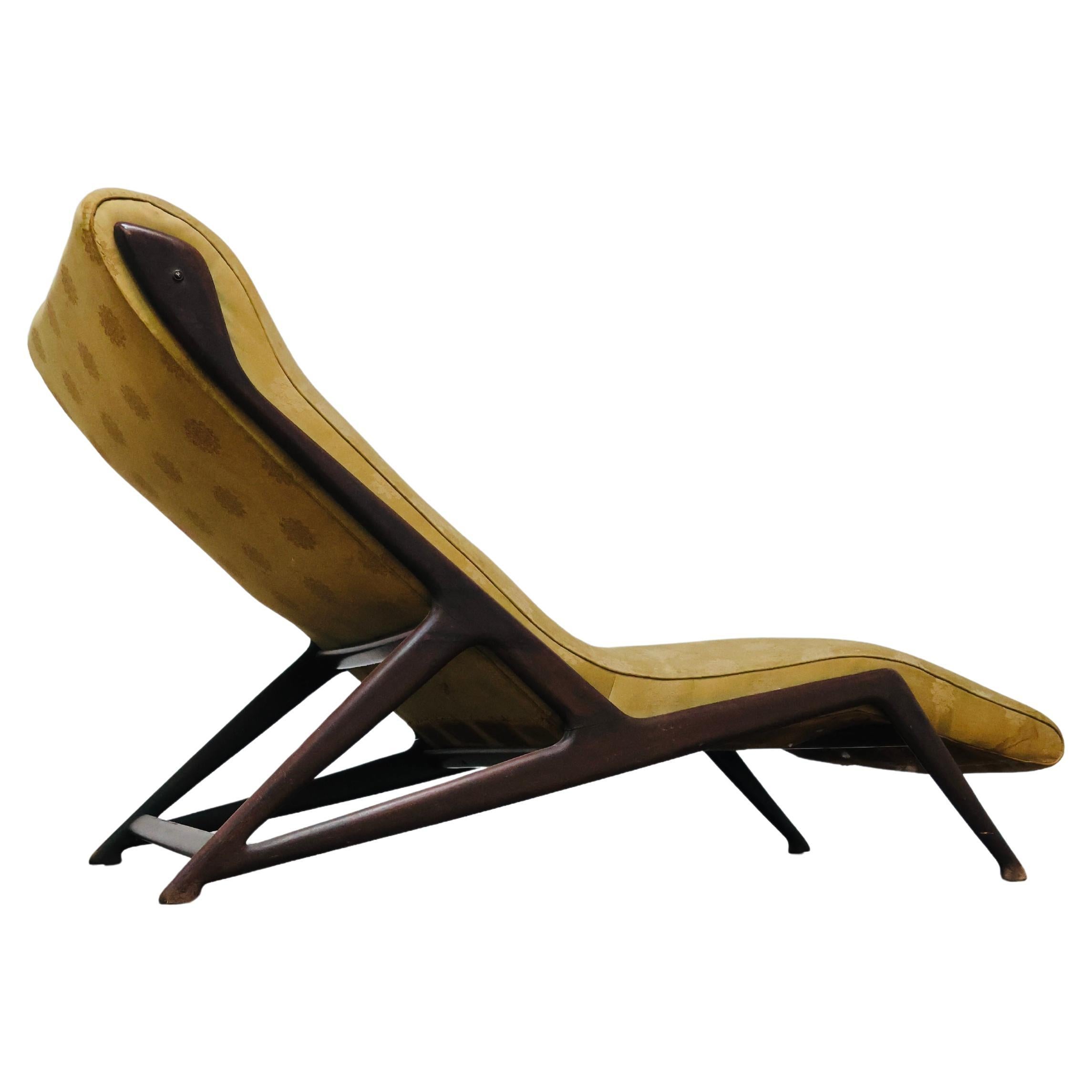 Chaise longue Ico Parisi Ariberto Colombo Cantù 1950s en vente