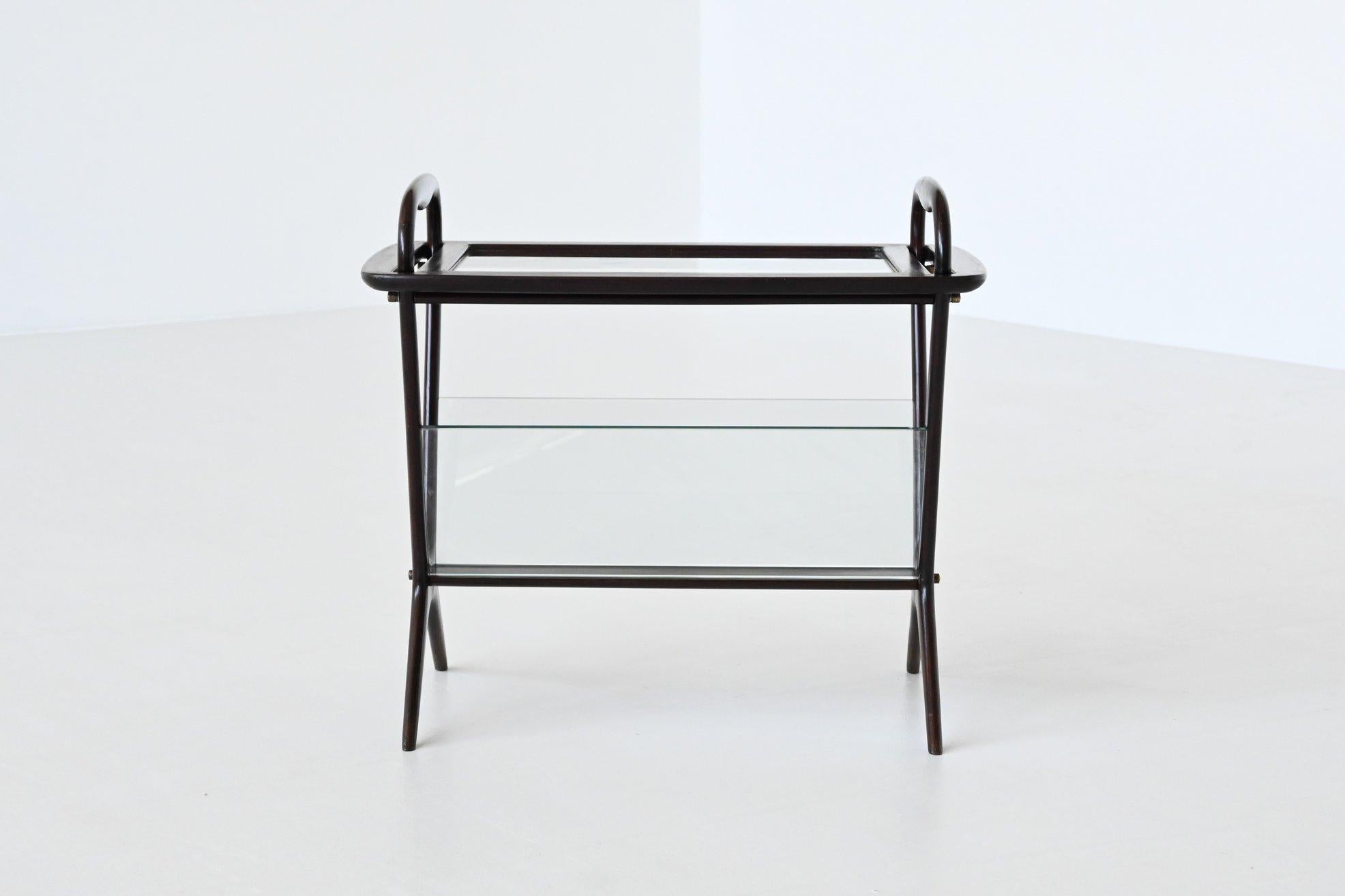 Mid-20th Century Ico Parisi magazine tray table model 221 De Baggis Italy 1956