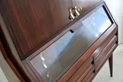 Ico Parisi Mid-Century Modern Jatoba Wood Credenza