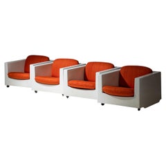 Ico Parisi Mid-Century Modern Seating Group, Italy 1960s