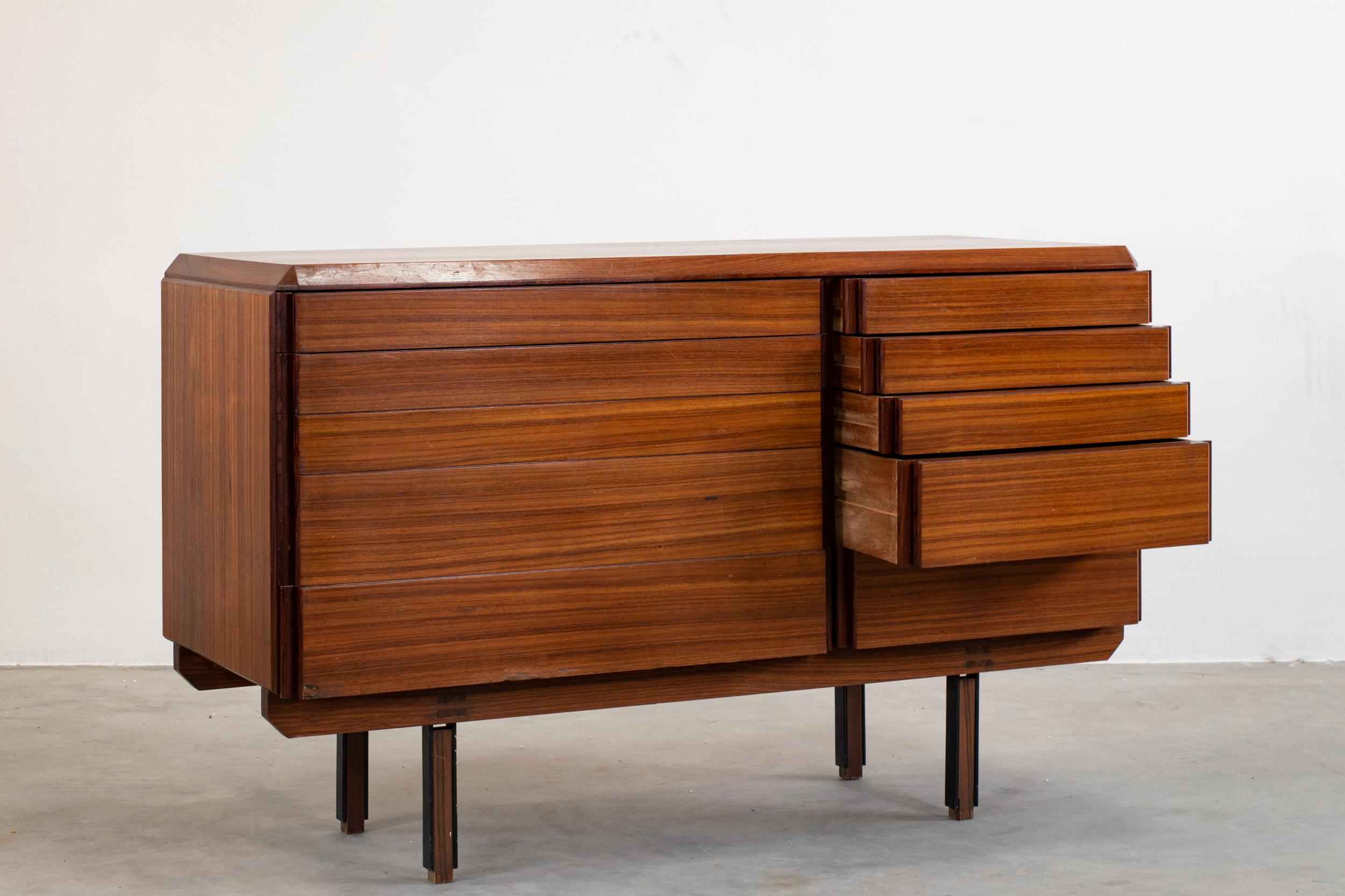 Ico Parisi Mid-Century Wooden Cabinet Italian Manufacture, 1950s 1