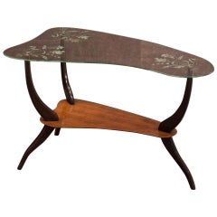 Ico Parisi Kidney Shaped Italian Coffee Table