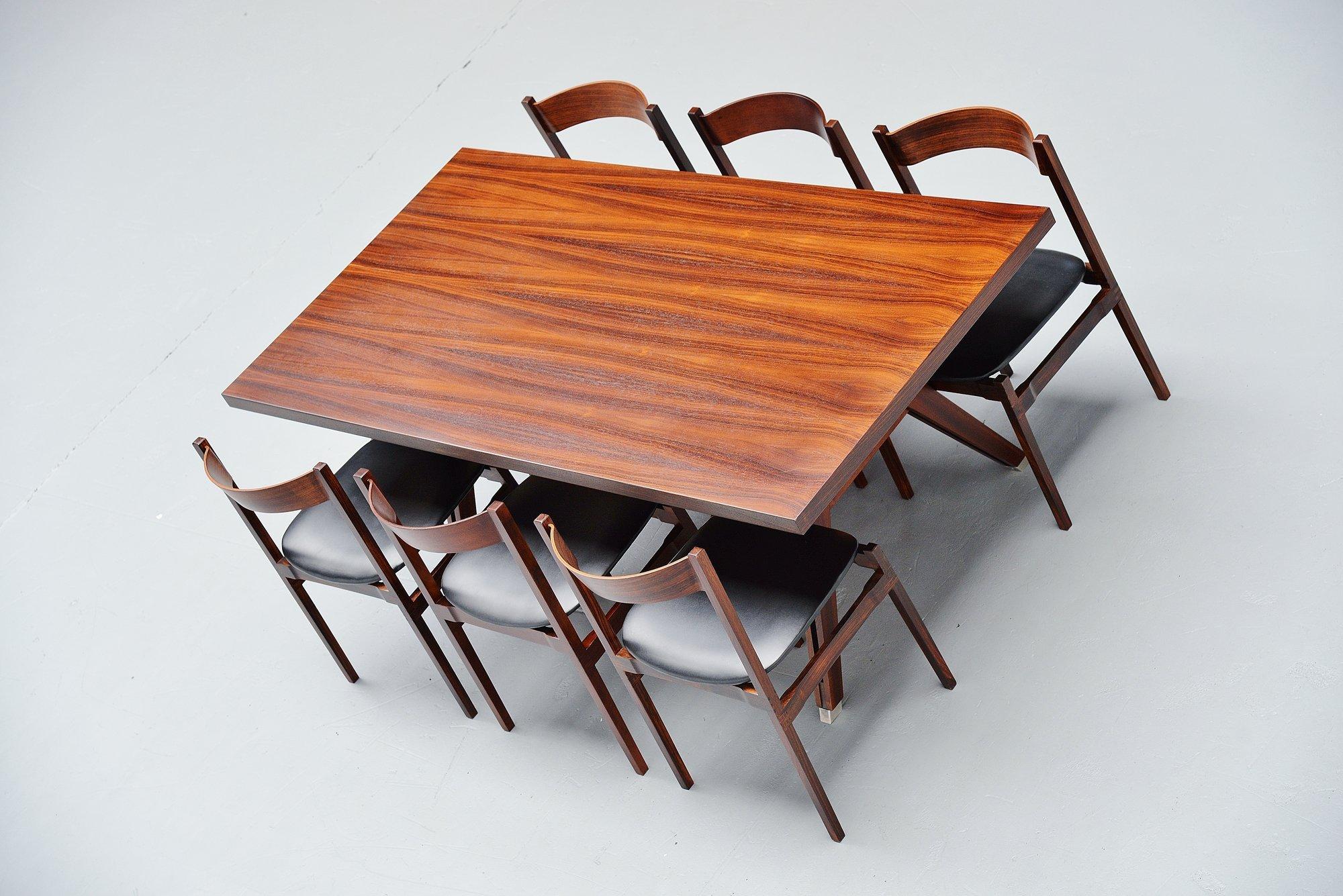 Ico Parisi MIM Dining Table in Rosewood, Italy, 1958 3