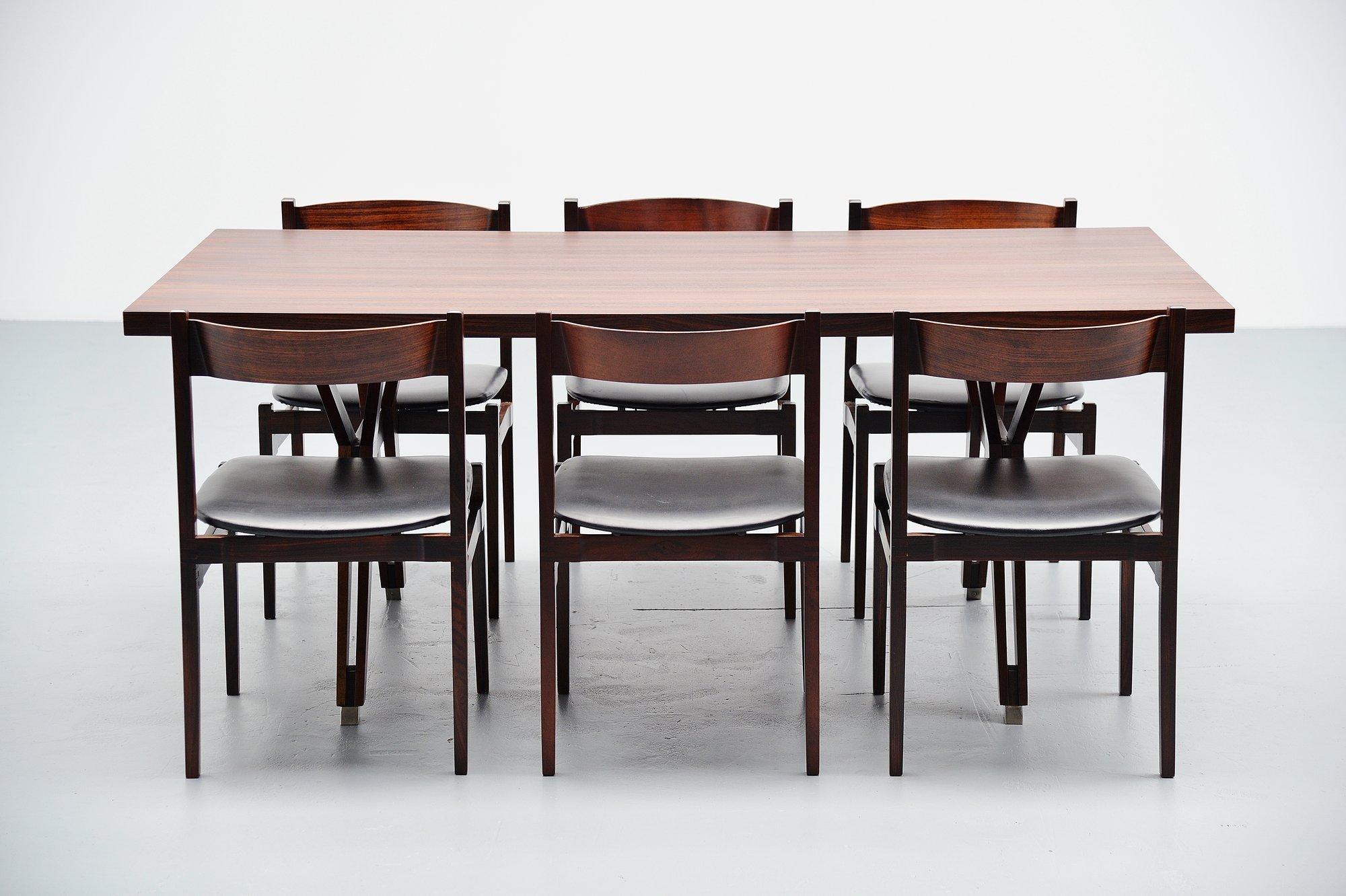 Ico Parisi MIM Dining Table in Rosewood, Italy, 1958 1