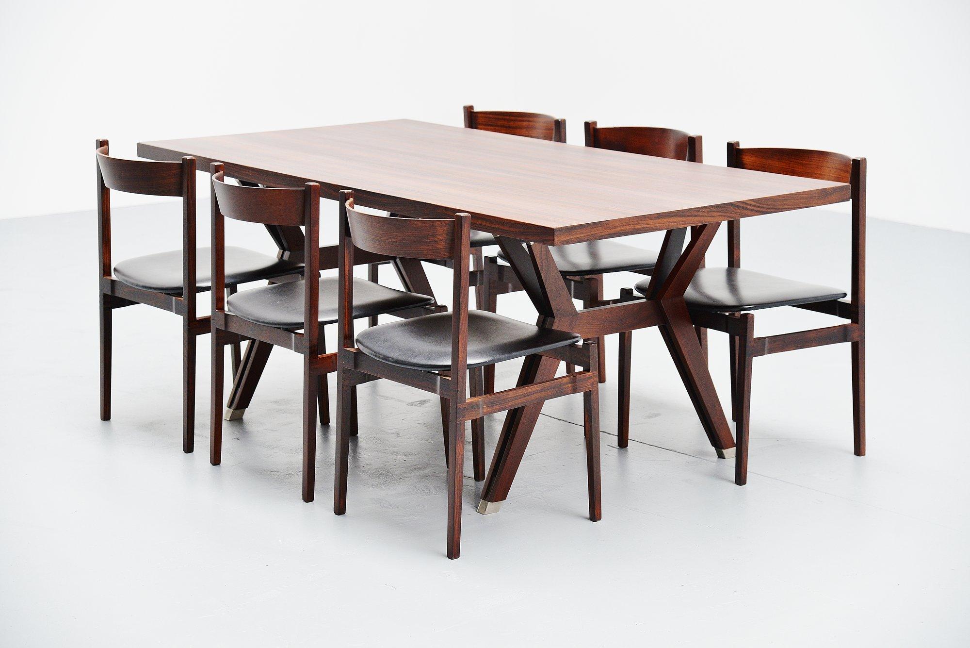 Ico Parisi MIM Dining Table in Rosewood, Italy, 1958 2