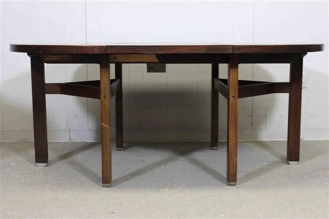 Ico Parisi Mim Extendible Dining Table In Fair Condition In New York, NY
