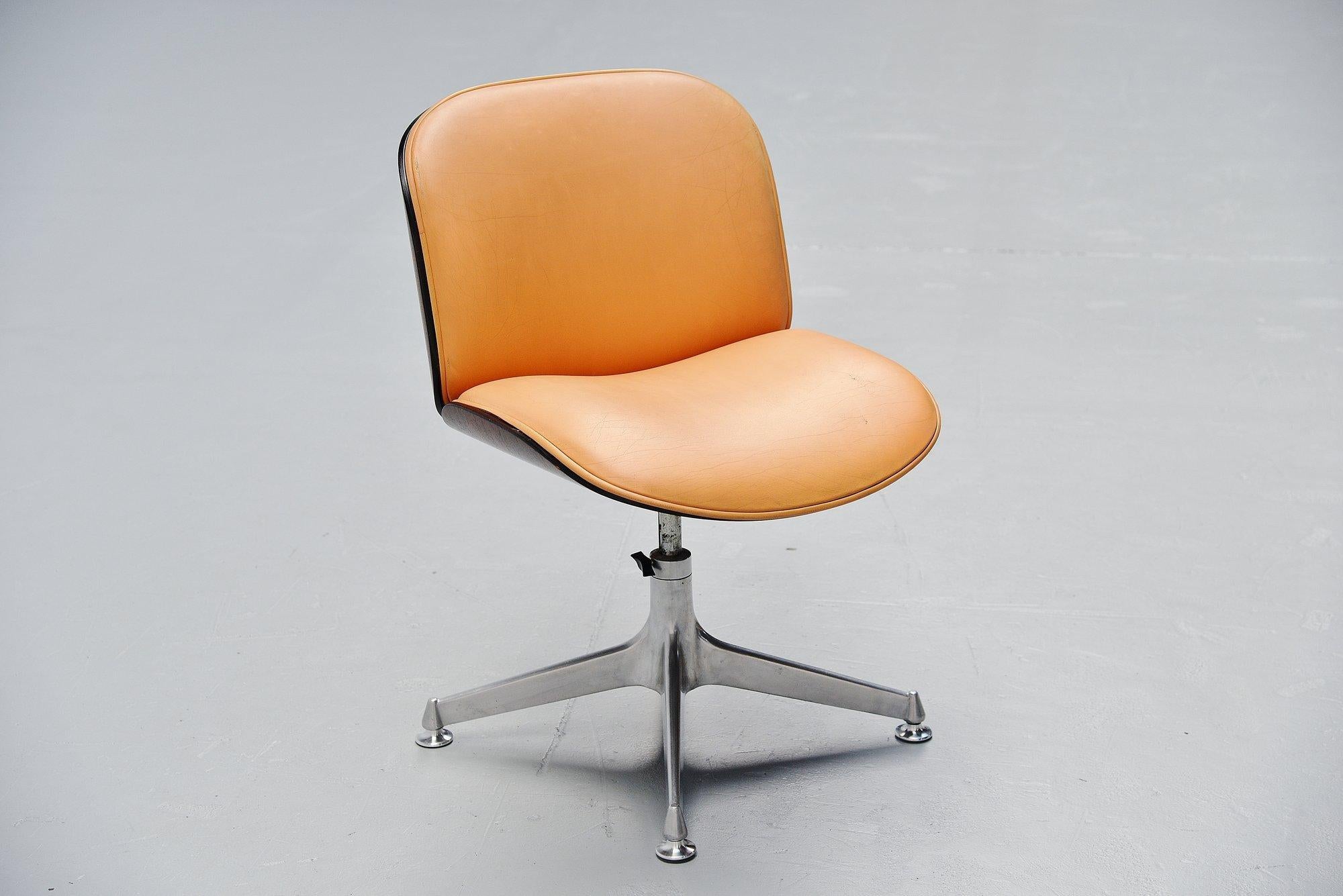 Ico Parisi Mim Terni Office Chairs Set, Italy, 1958 1