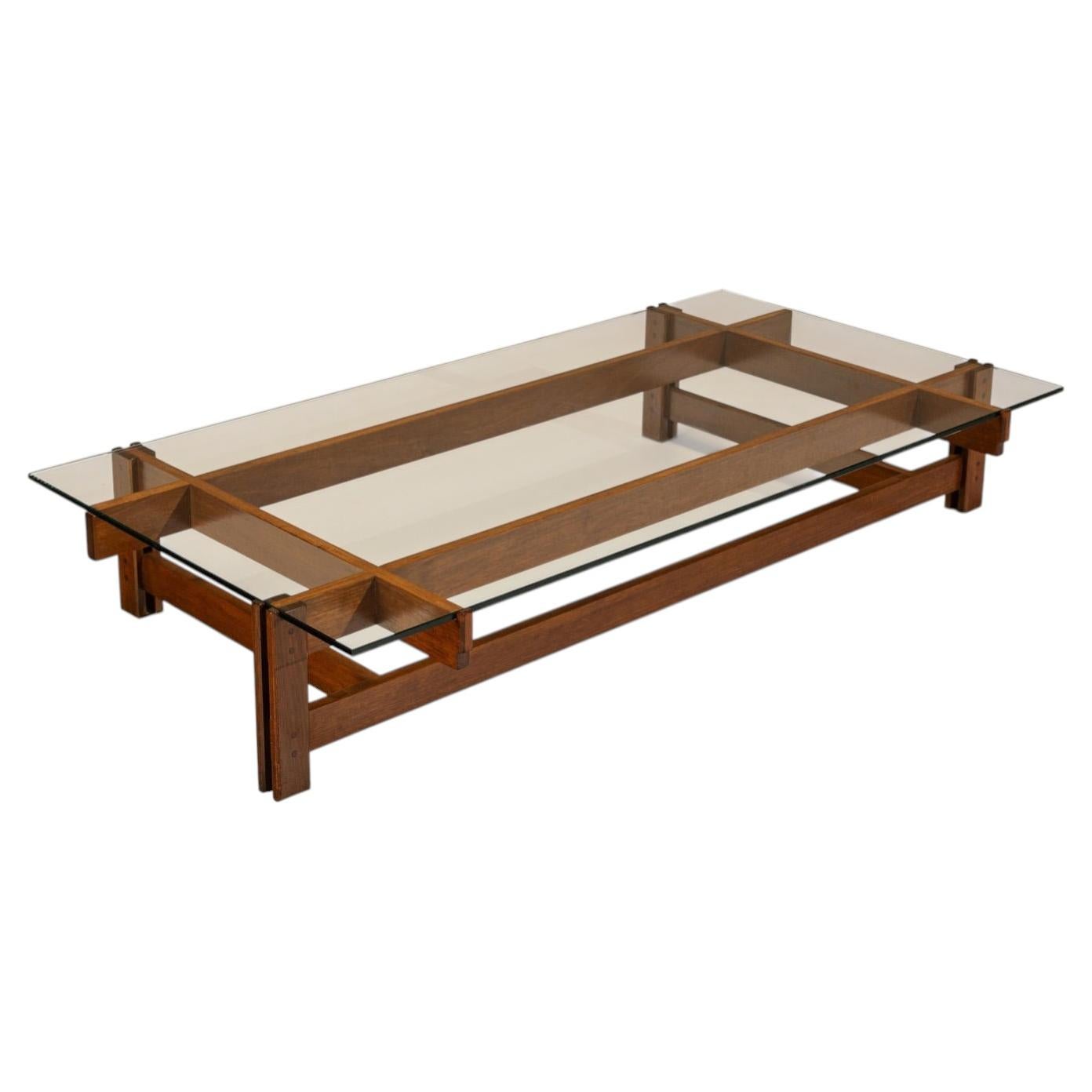 Pre-owned Cassina Ico Parisi Model 751 Coffee Table, Italy 1960s In Brown