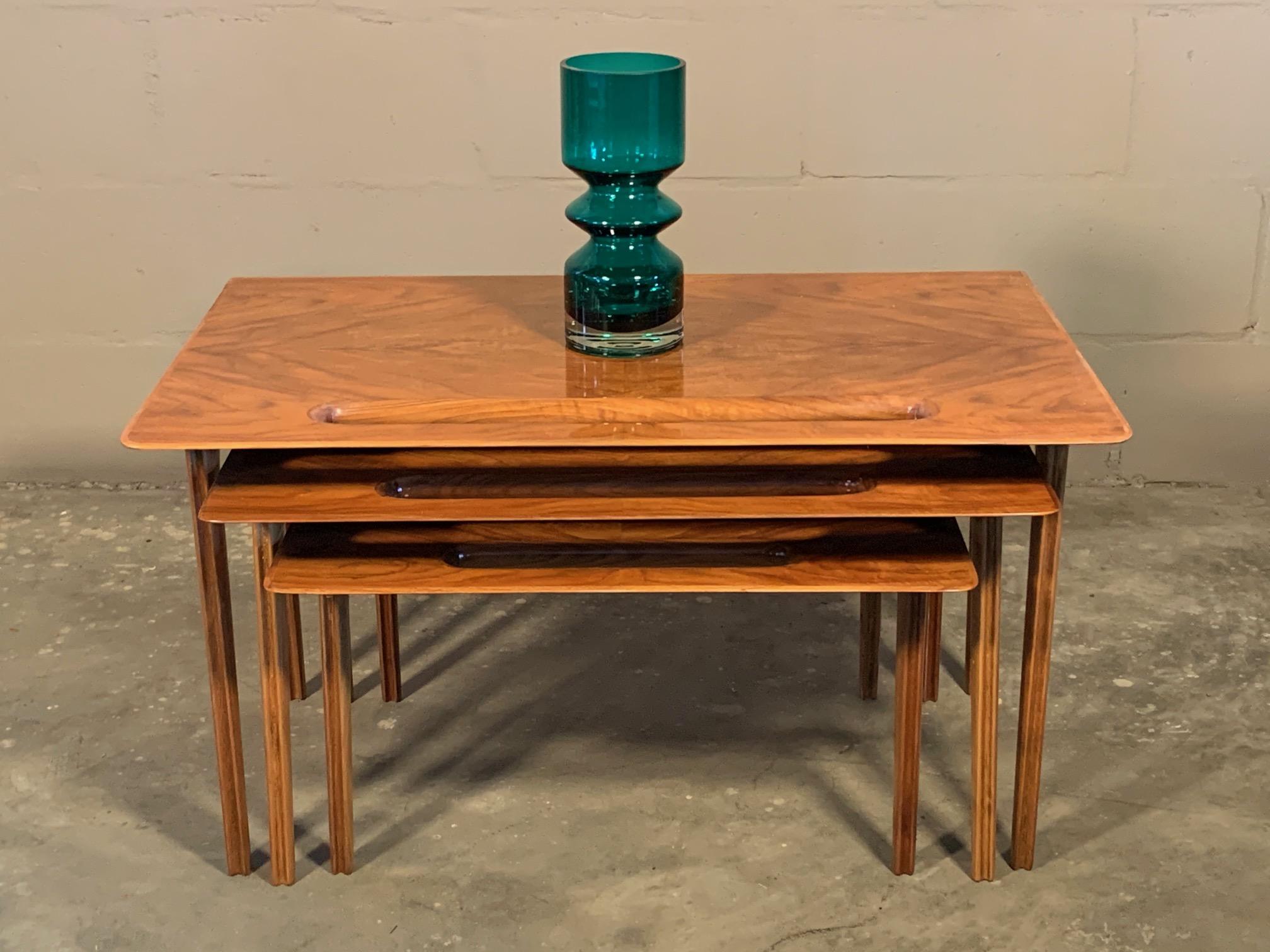 Mid-20th Century Ico Parisi Nesting Tables, Italy, circa 1950s For Sale