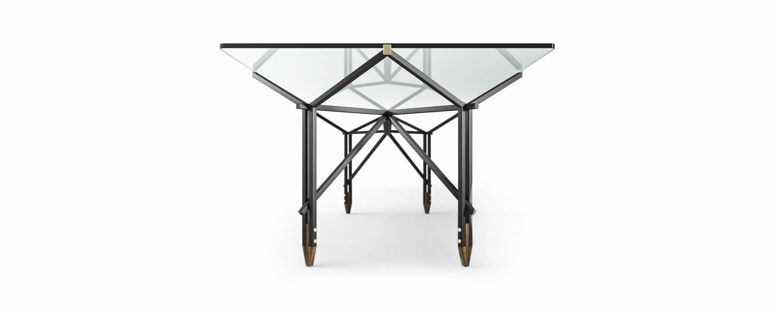 1955 von Ico Parisi entworfener Tisch, der 2020 neu aufgelegt wird.
Hergestellt von Cassina in Italien.

Das Design dieses 1955 entworfenen Tisches - ein Möbelstück, das von Ico Parisi als zentrales Element der Wohnung betrachtet wird - begleitet