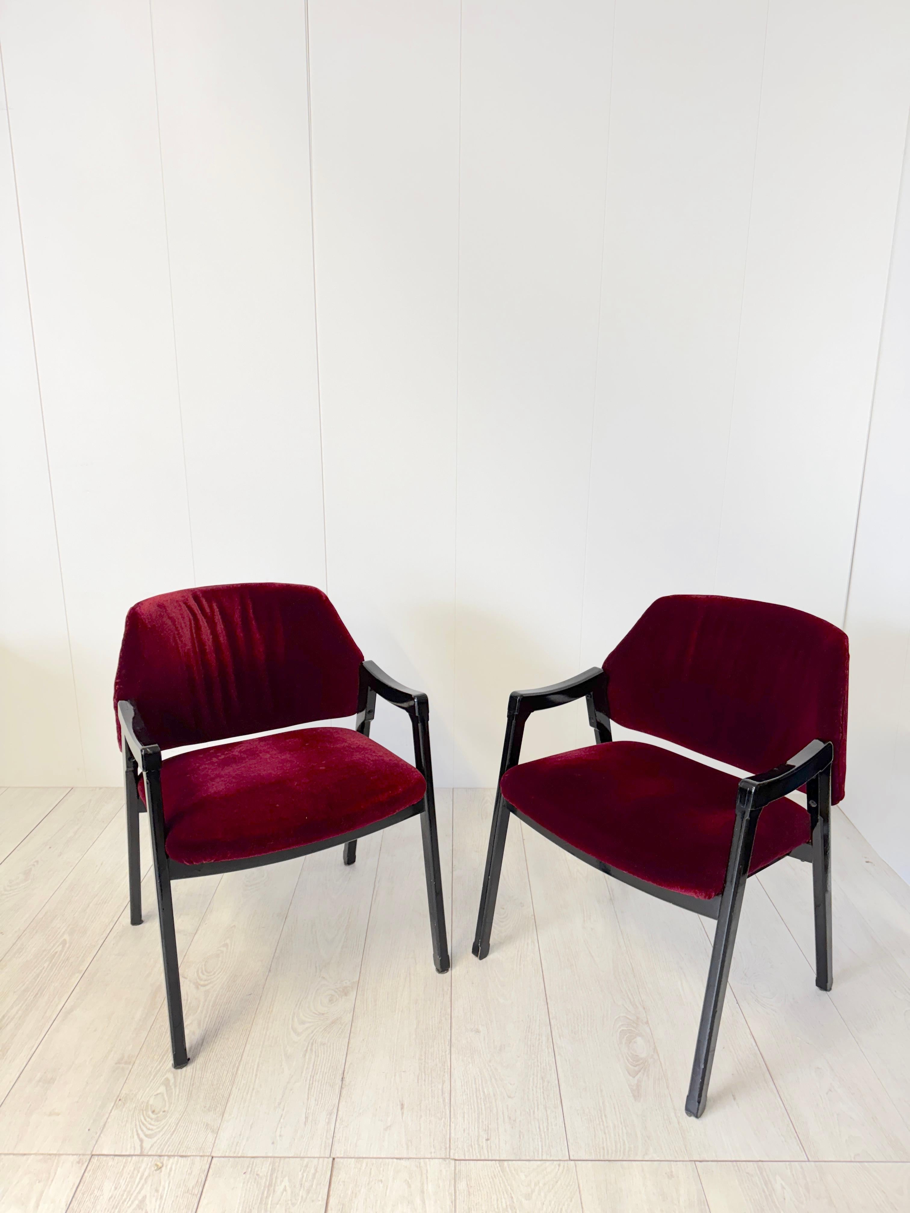 Ico Parisi, Otto poltroncine mod. 814, prod. Cassina, 1961 en venta 7