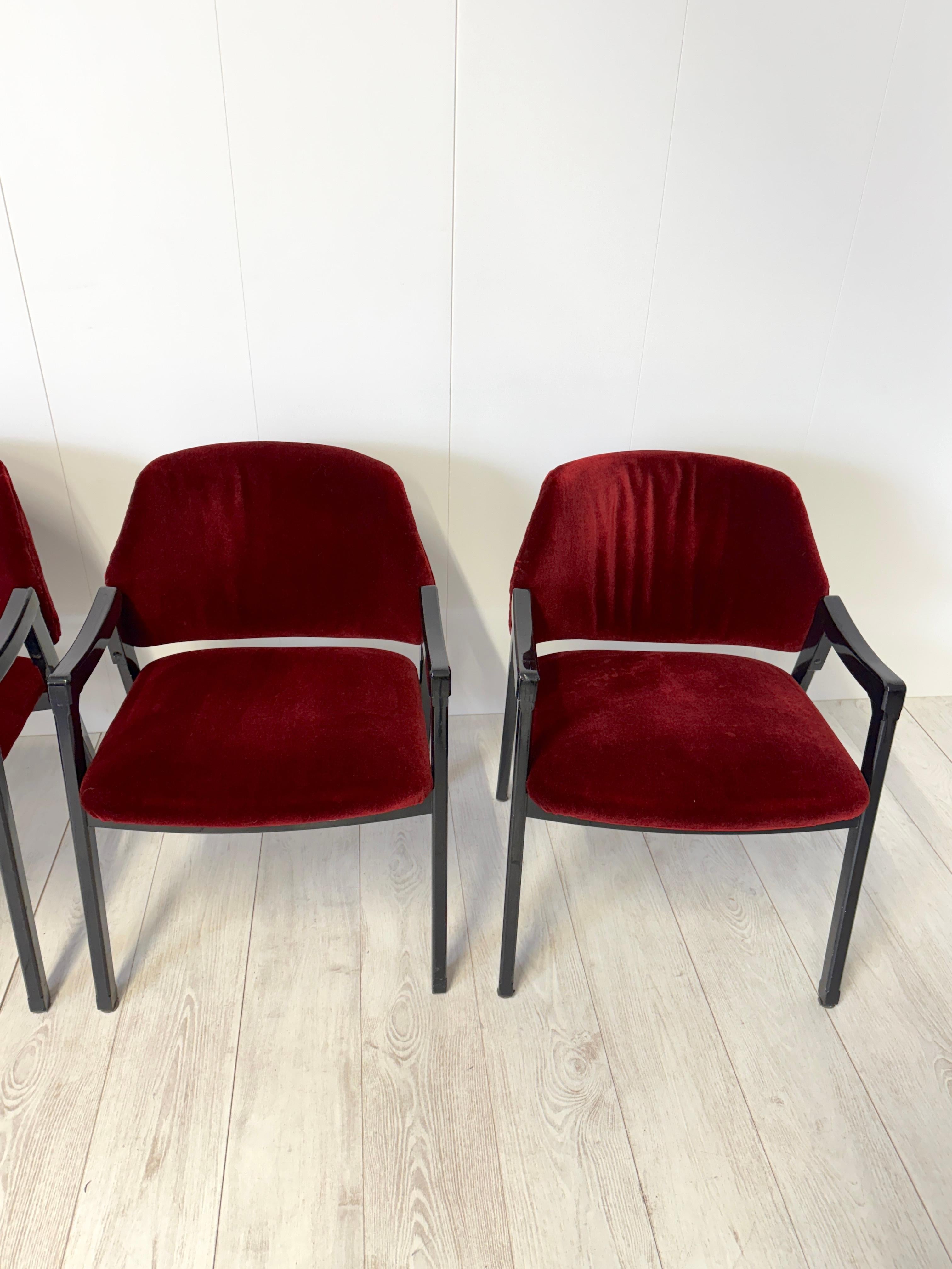 Ico Parisi, Otto poltroncine mod. 814, prod. Cassina, 1961 en venta 1